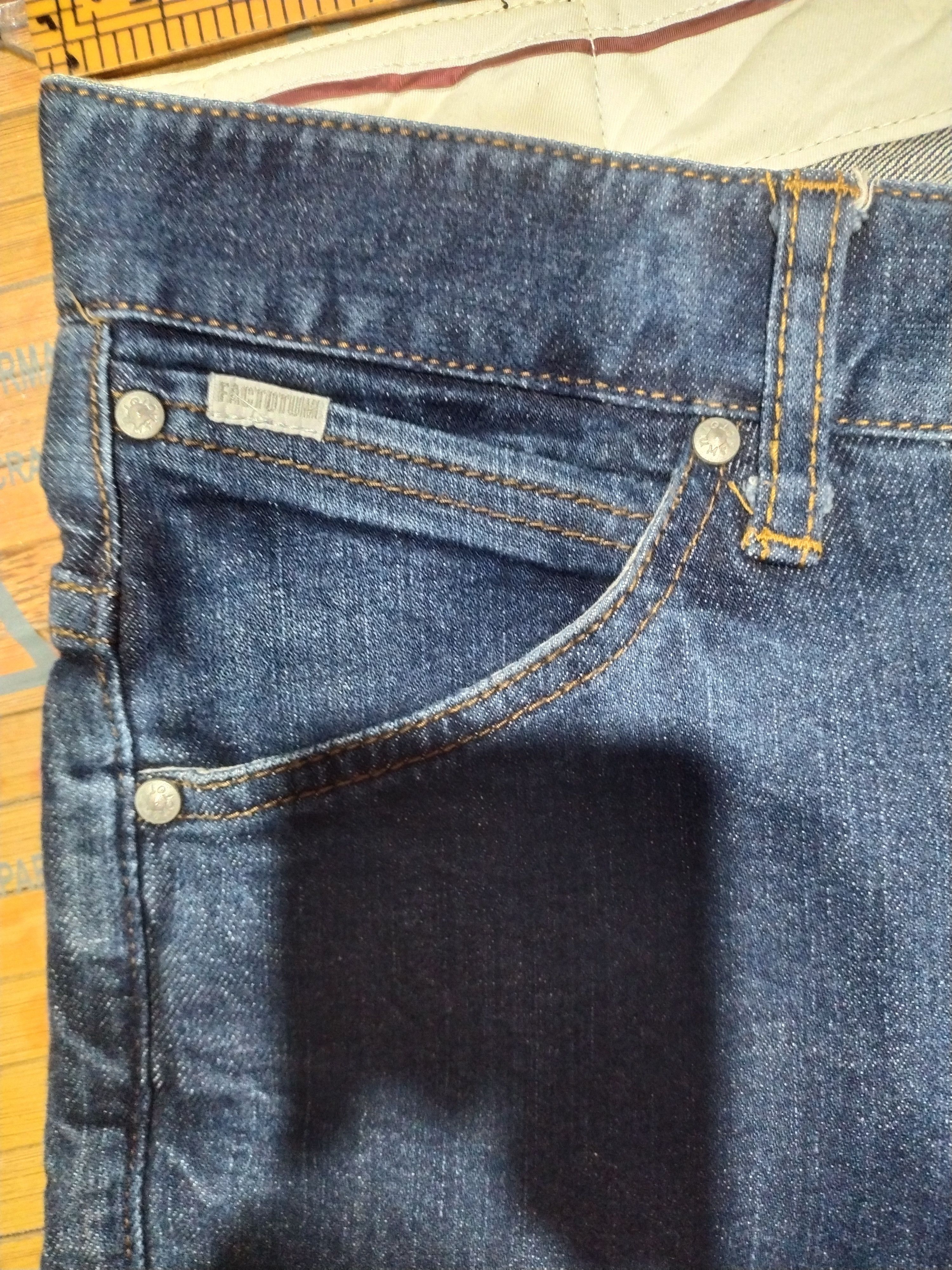 Japanese Brand × Vintage Factotum Sz 31" Size US 31 - 5 Thumbnail