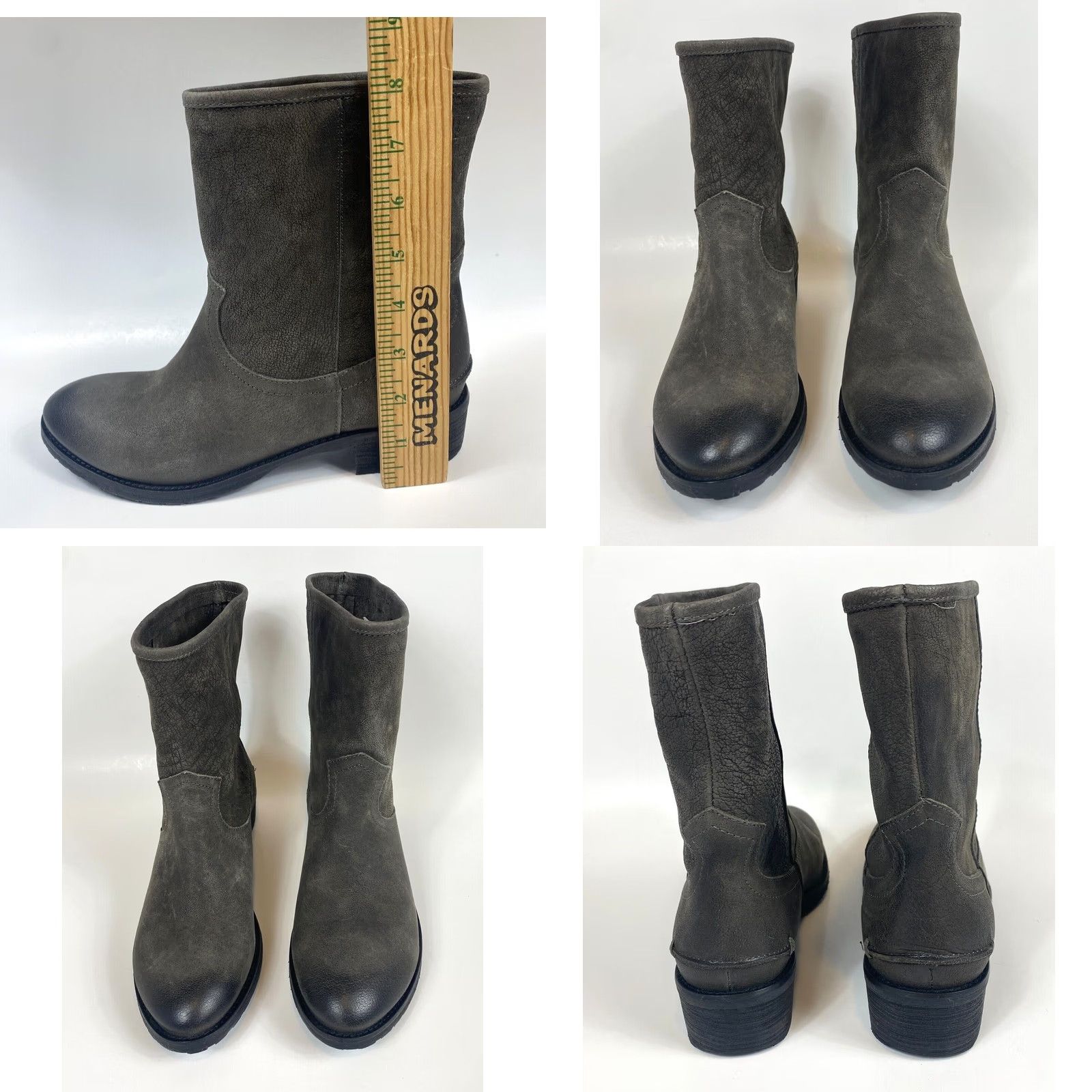 Vintage Carlo Pazolini Vera Gomma Leather Boots Women US 6.5 EU 37 Gray Leather Bootie NWOB Vintage? Size US 7 / IT 37 - 8 Thumbnail