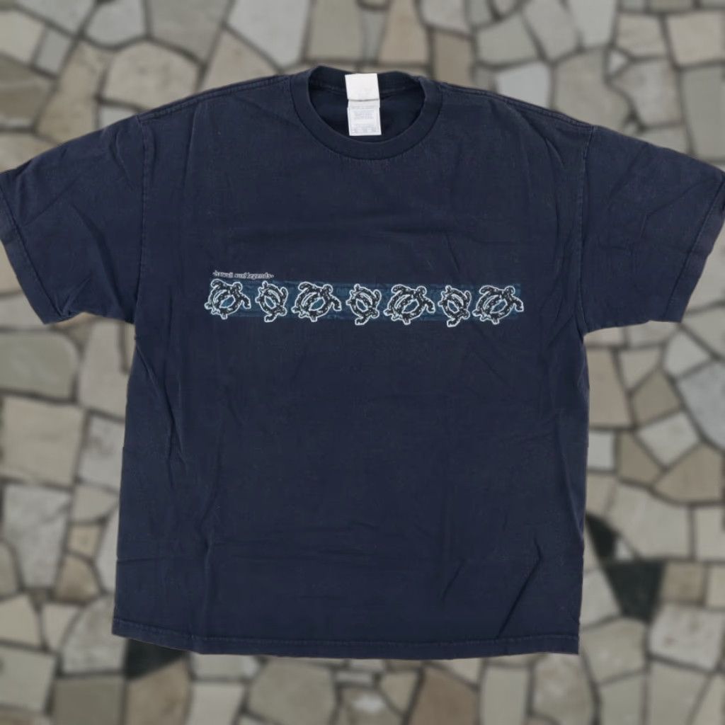 Vintage Alstyle Hawaii Surf Legends Turtles Navy T-Shirt XL Men’s Shirt Size US XL / EU 56 / 4 - 1 Thumbnail