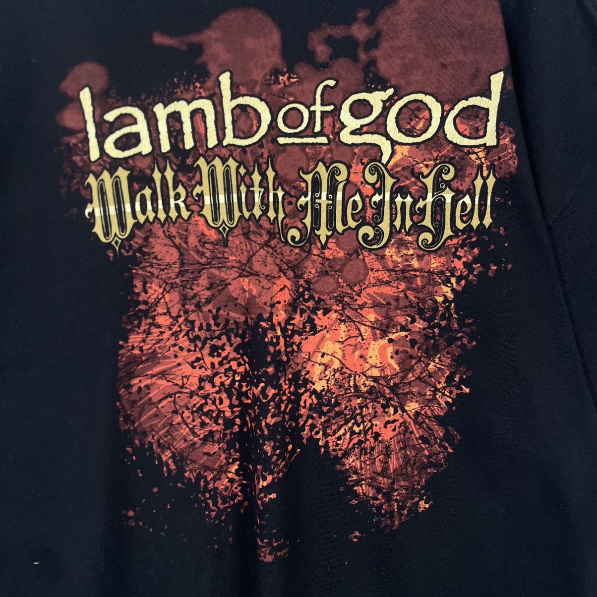 Designer × Vintage vintage T-shirt Hanes heavyweight lamb of god - Size US XL / EU 56 / 4 - 8 Thumbnail