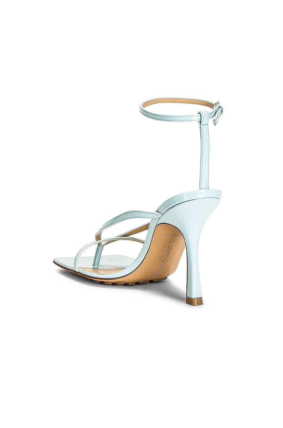 Bottega Veneta o1bcso1str0924 Stretch Strap Sandal in Light Blue Size US 6 / IT 36 - 3 Thumbnail
