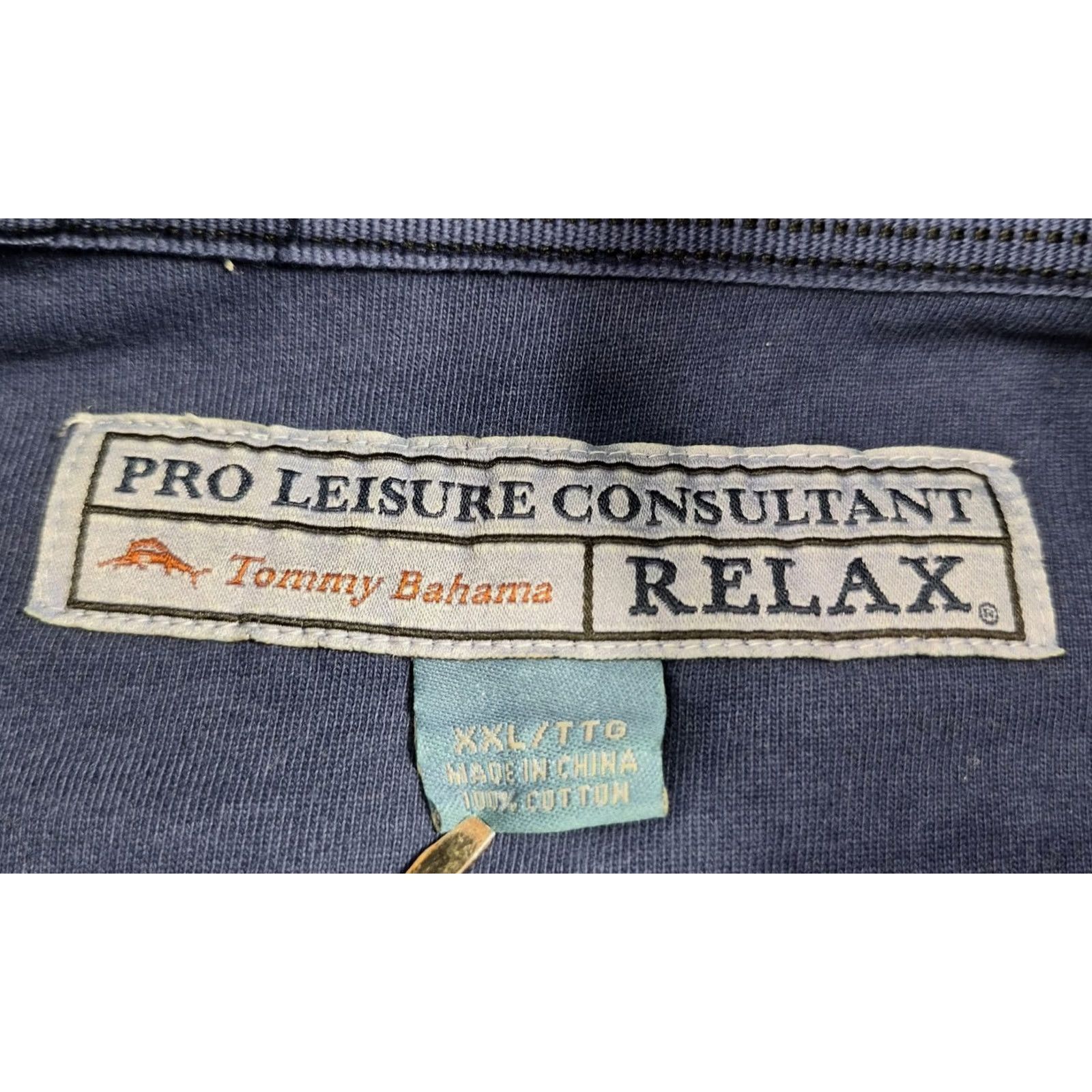 Tommy Bahama Tommy Bahama Shirt Mens 2XL Blue Pro Leisure Sweatshirt Henley Relax Long Sleeve Size US XXL / EU 58 / 5 - 7 Thumbnail