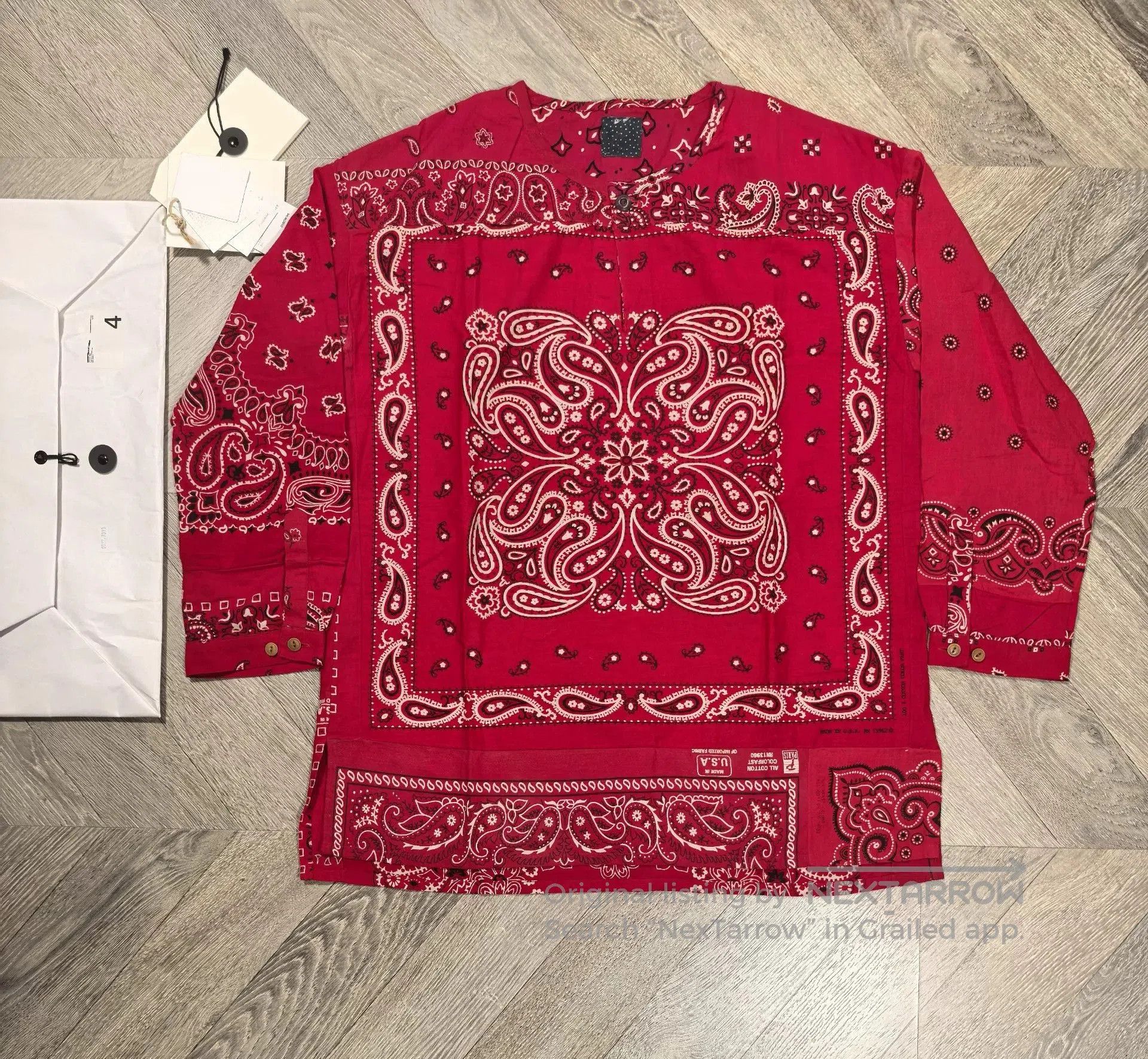 Visvim visvim kerchief tunic vintage bandana shirt. Size XS / US 0-2 / IT 36-38 - 1 Thumbnail