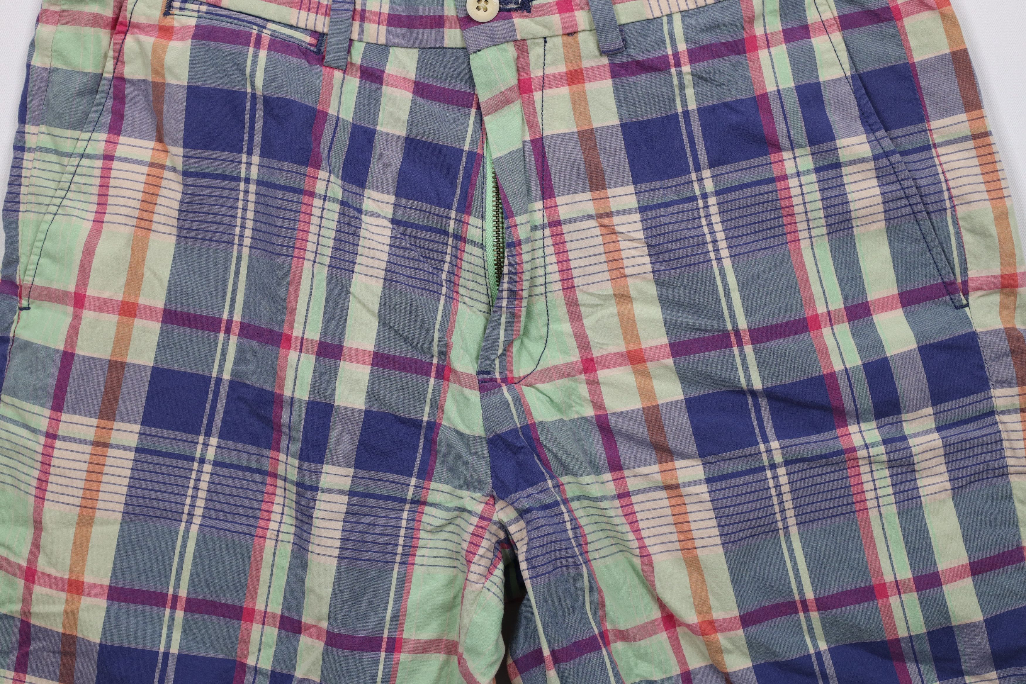 Ralph Lauren × Vintage Vintage 90s Polo Golf Ralph Lauren Rainbow Chino Shorts Size US 31 - 3 Thumbnail