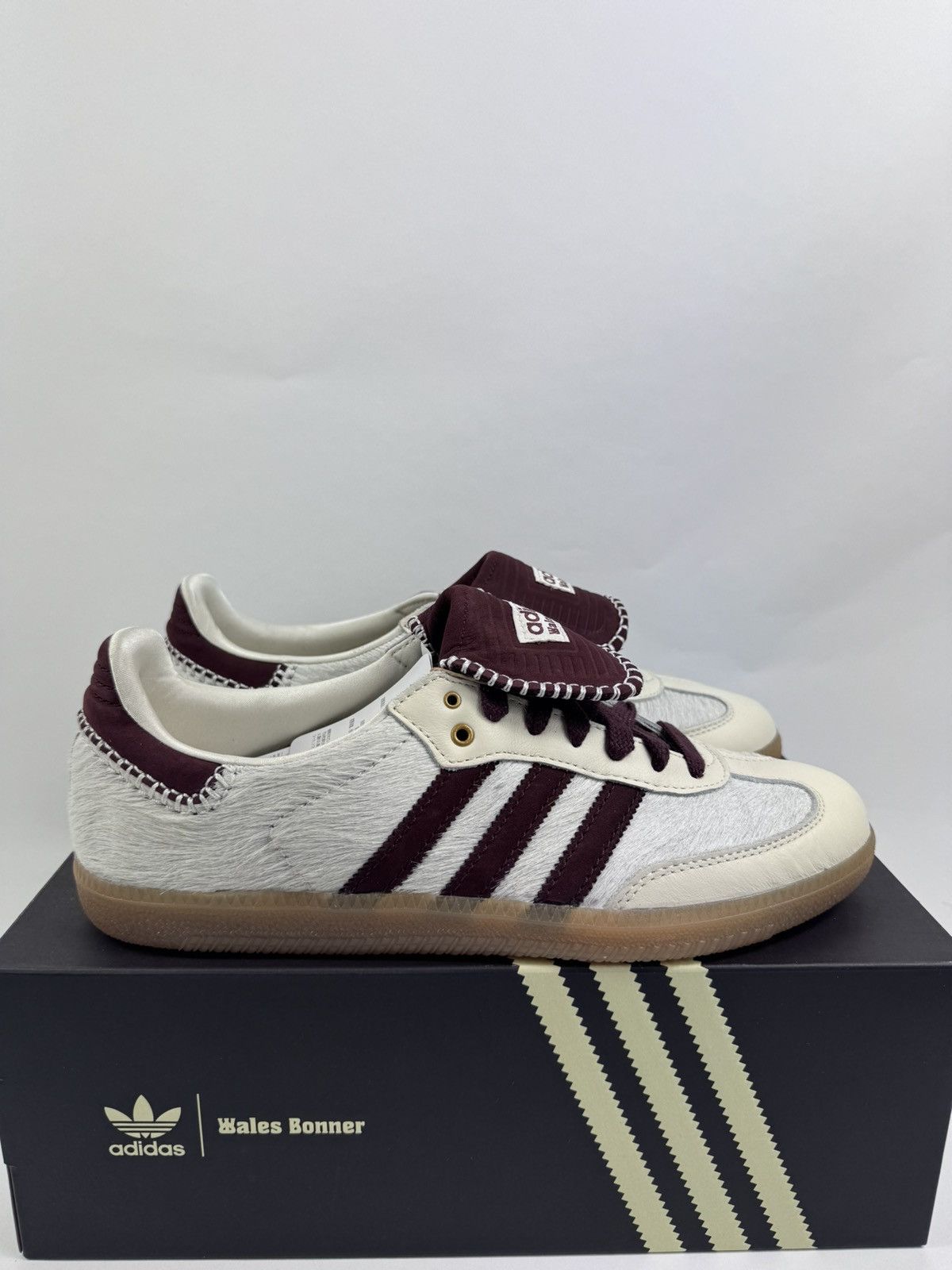 ADIDAS X WALES BONNER WHITE PONY SNEAKERS