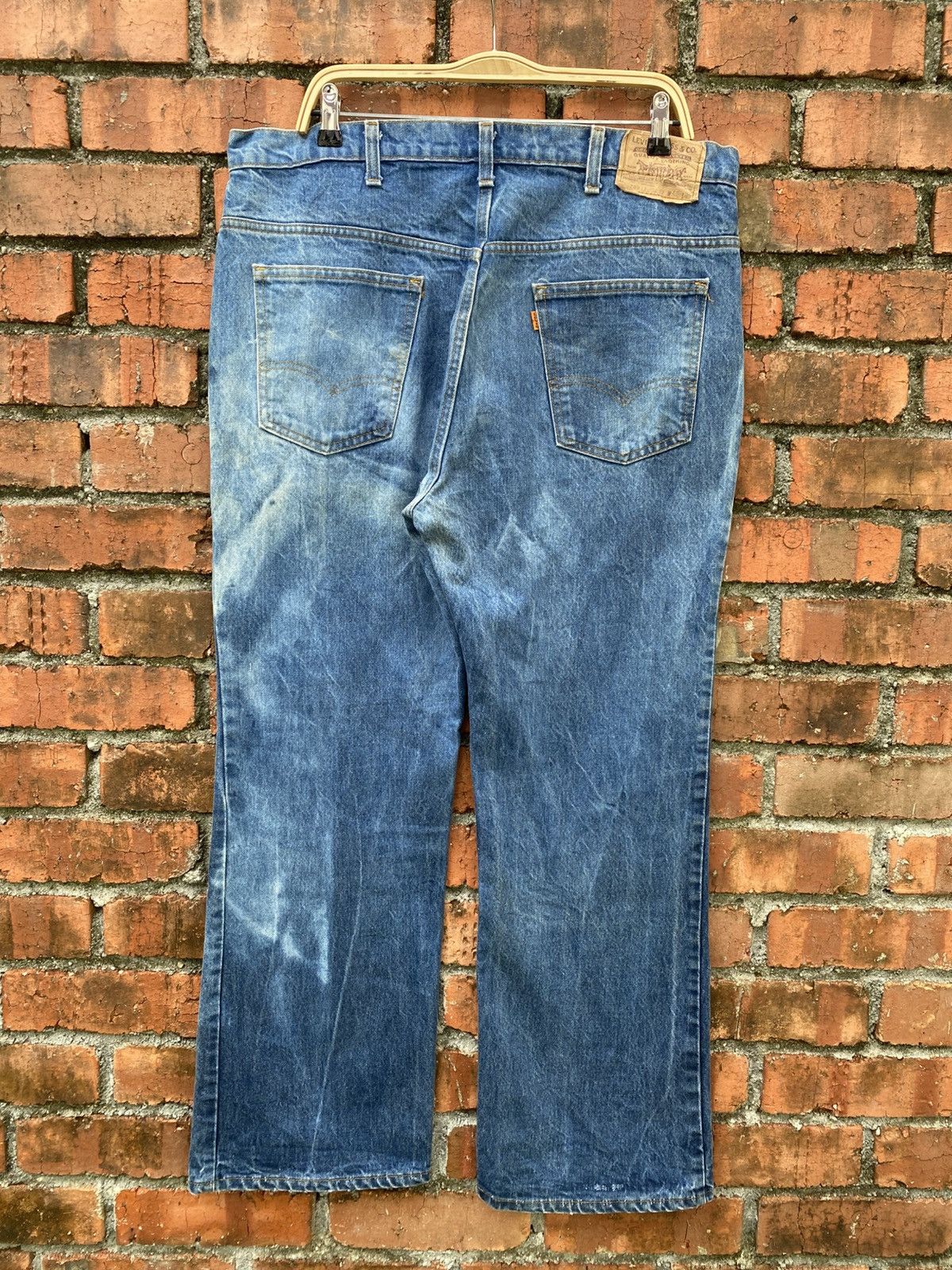 Levi's Vintage Clothing W38x29.5 Vintage levi's 517 flare bellbottom orange tab Size US 38 / EU 54 - 2 Thumbnail