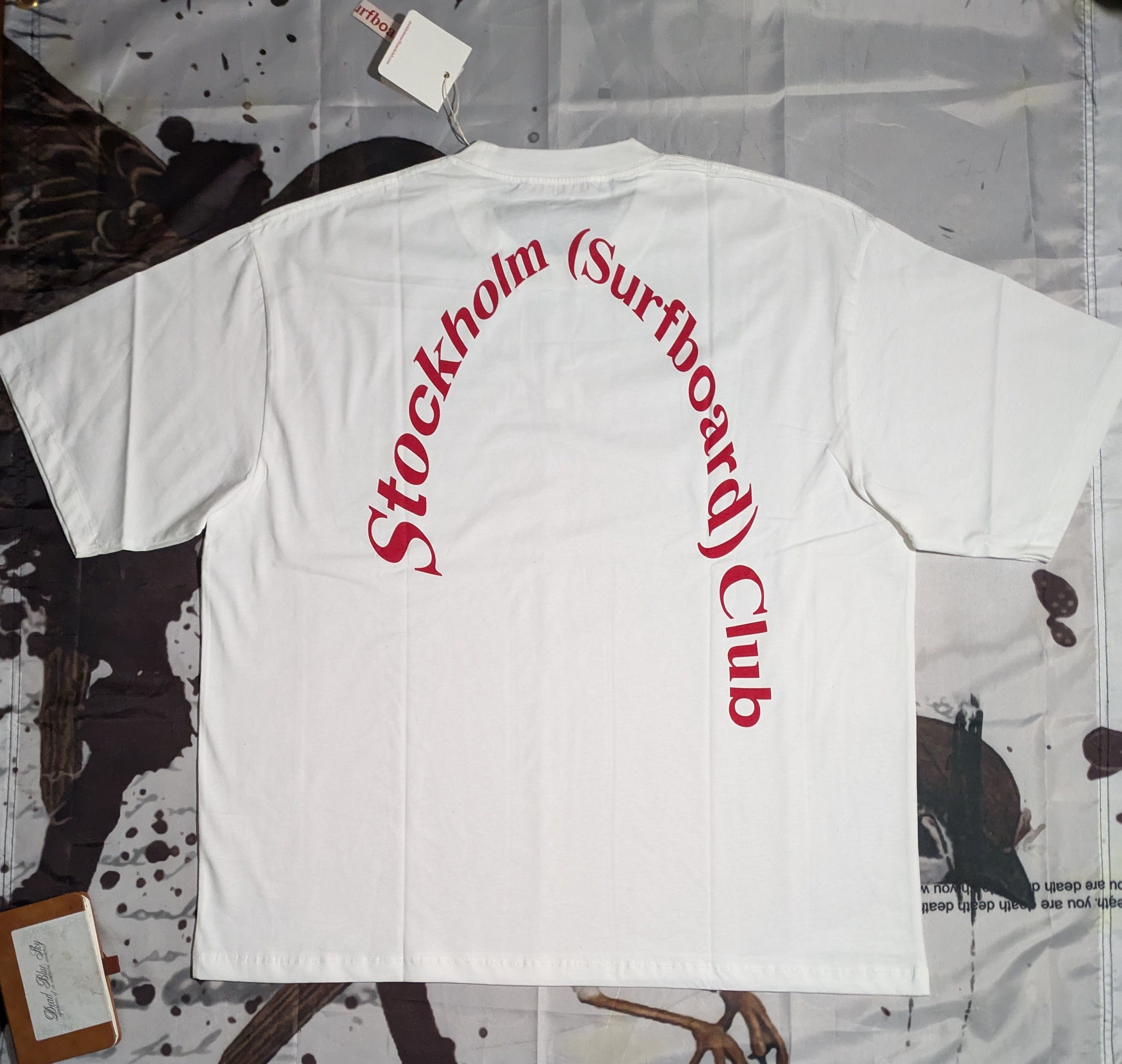 Stockholm Surfboard Club S(S)C Arch Logo Tee Size US XL / EU 56 / 4 - 1 Thumbnail