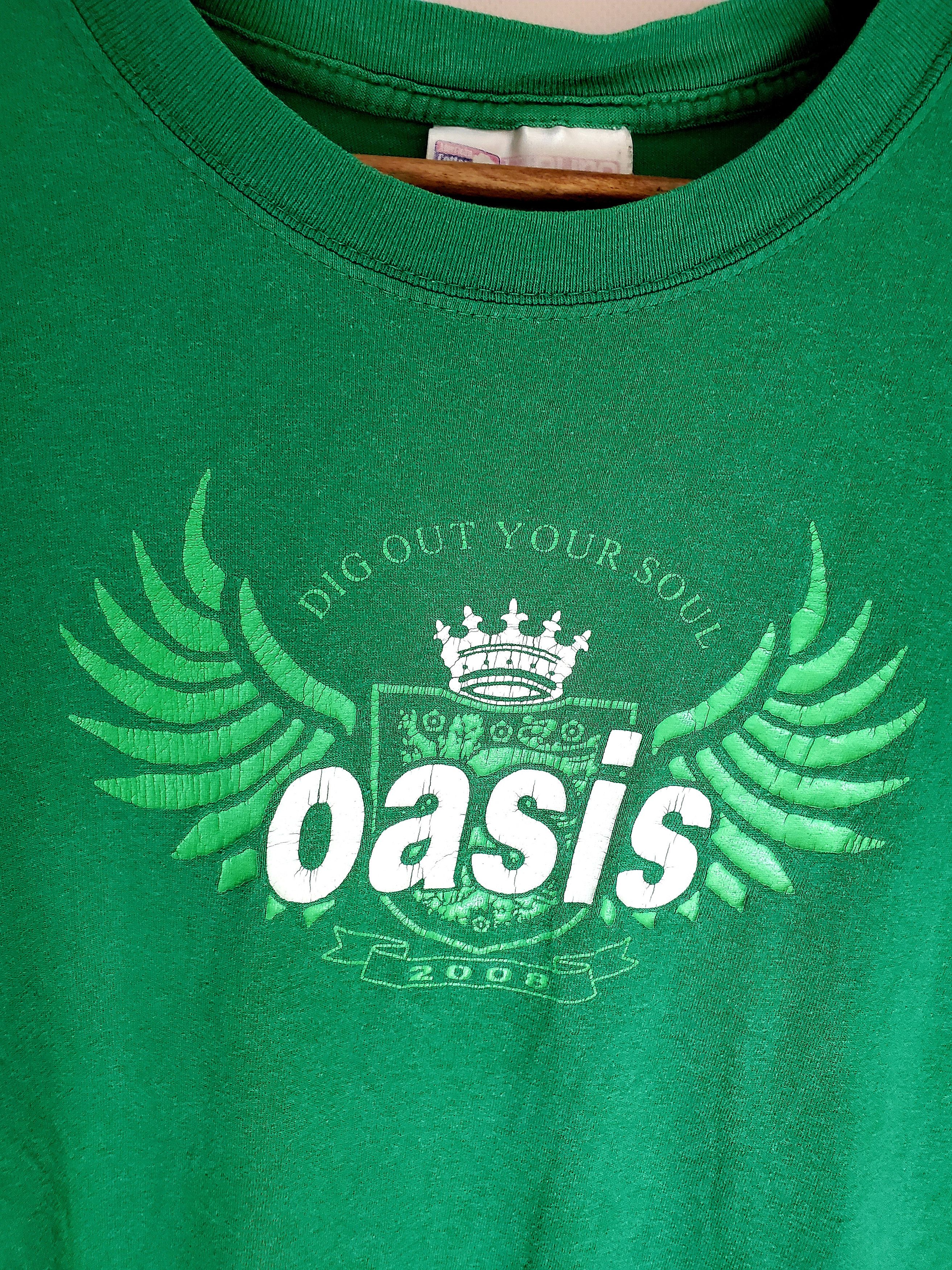 Band Tees × Vintage Vintage Oasis dig out your soul Tshirt size L Size US L / EU 52-54 / 3 - 2 Thumbnail