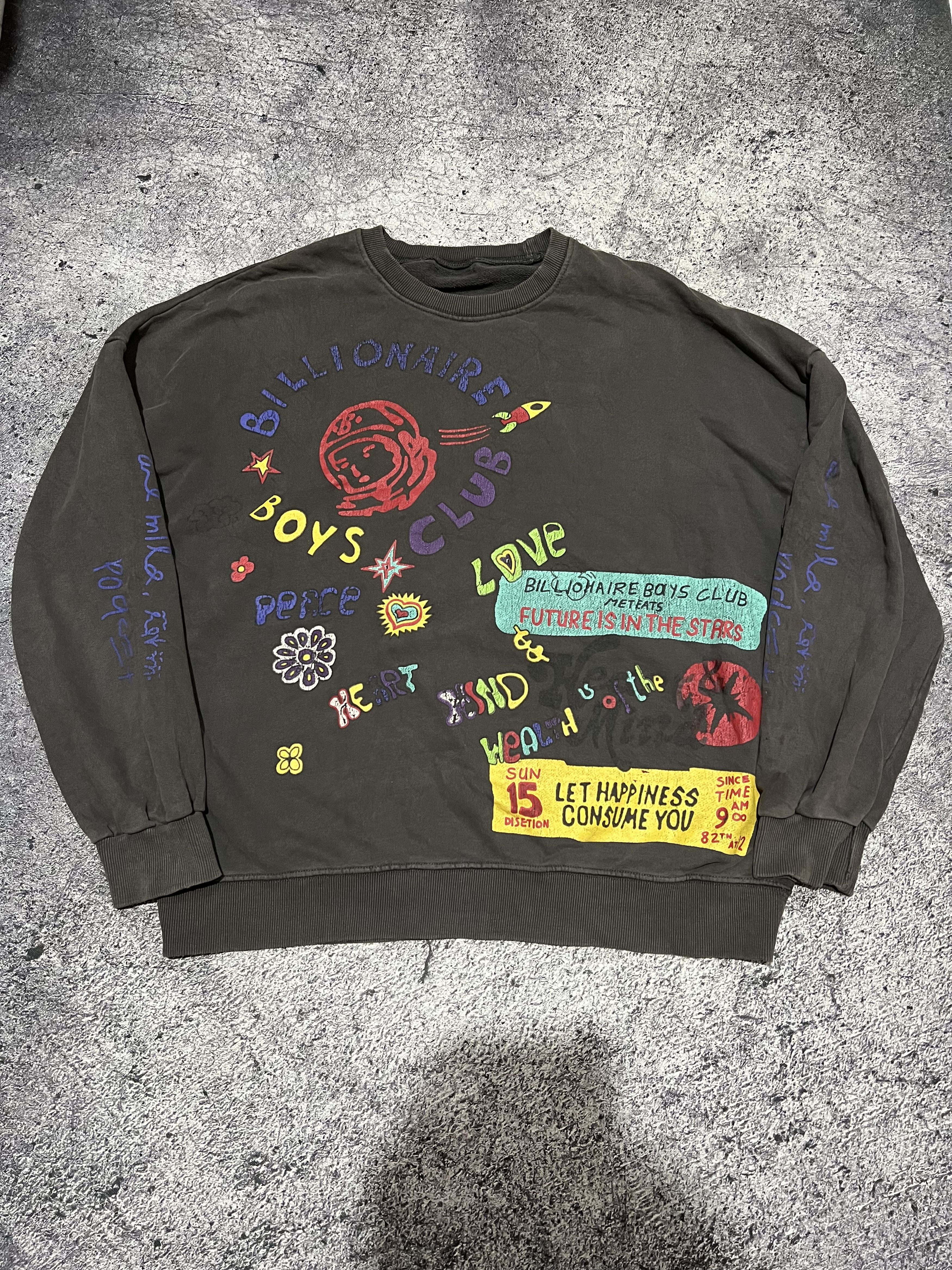 Number (N)ine 2000s Billionaire Boys Club Hysteric Bape Print Crewneck y2k Size US L / EU 52-54 / 3 - 1 Thumbnail