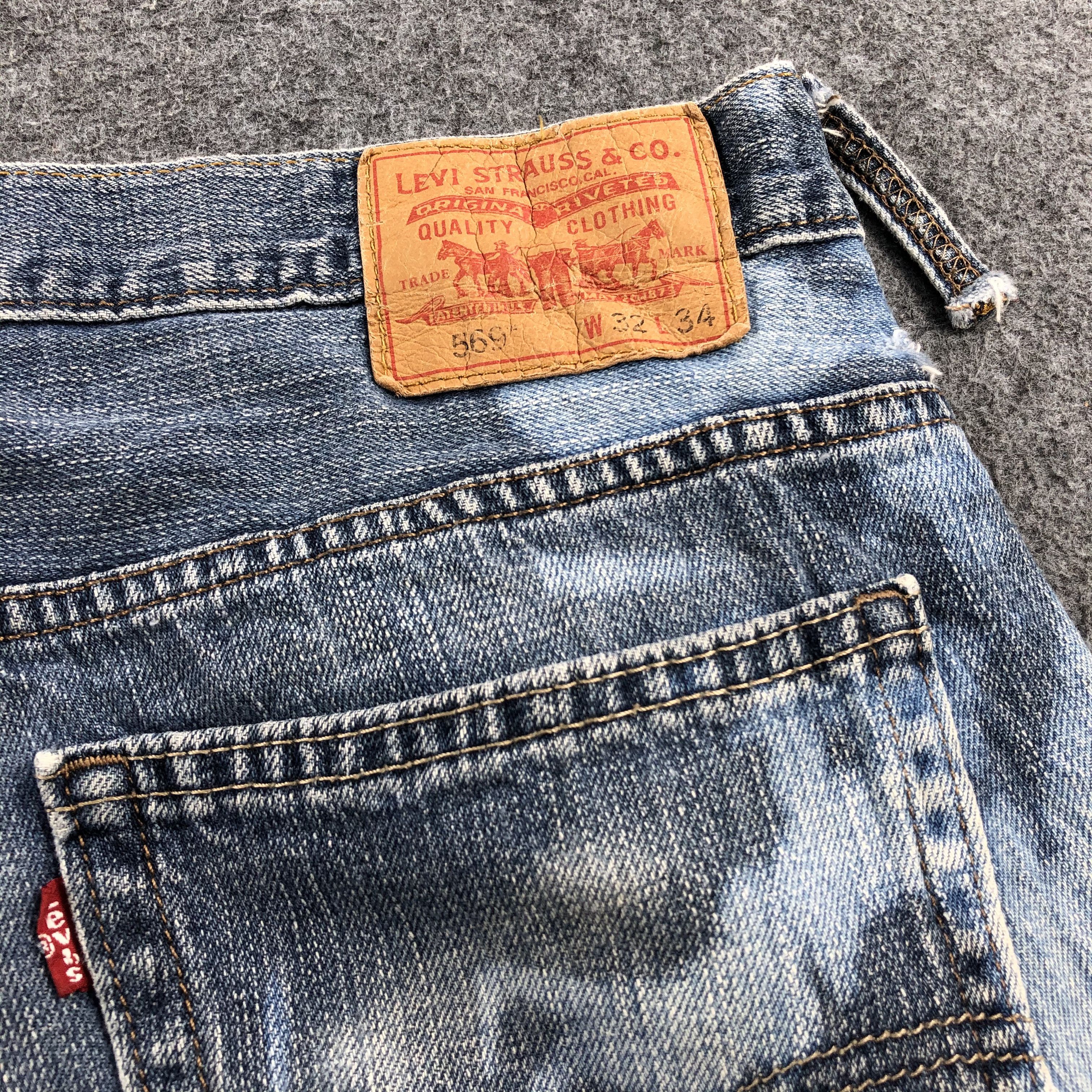 Levi's Vintage Levis 569 Painter Jeans-JM1387 Size US 34 / EU 50 - 5 Thumbnail