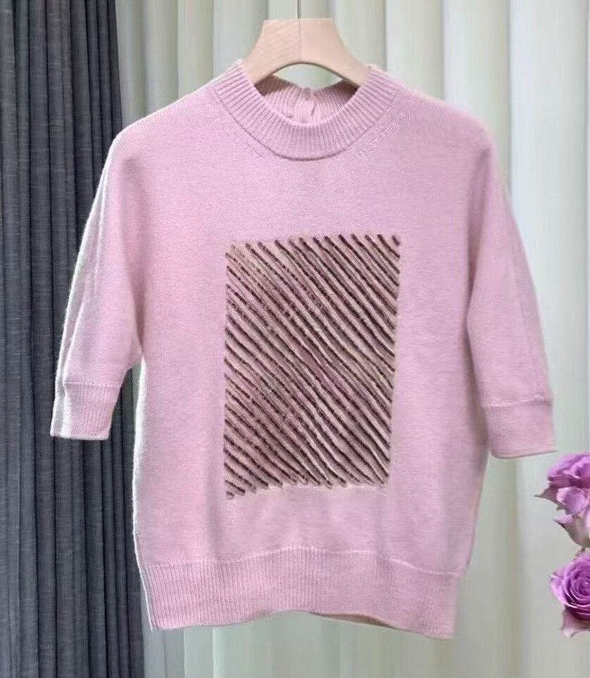 Dior Pink Christian Dior Cashmere Knit Top Size XS / US 0-2 / IT 36-38 - 1 Thumbnail