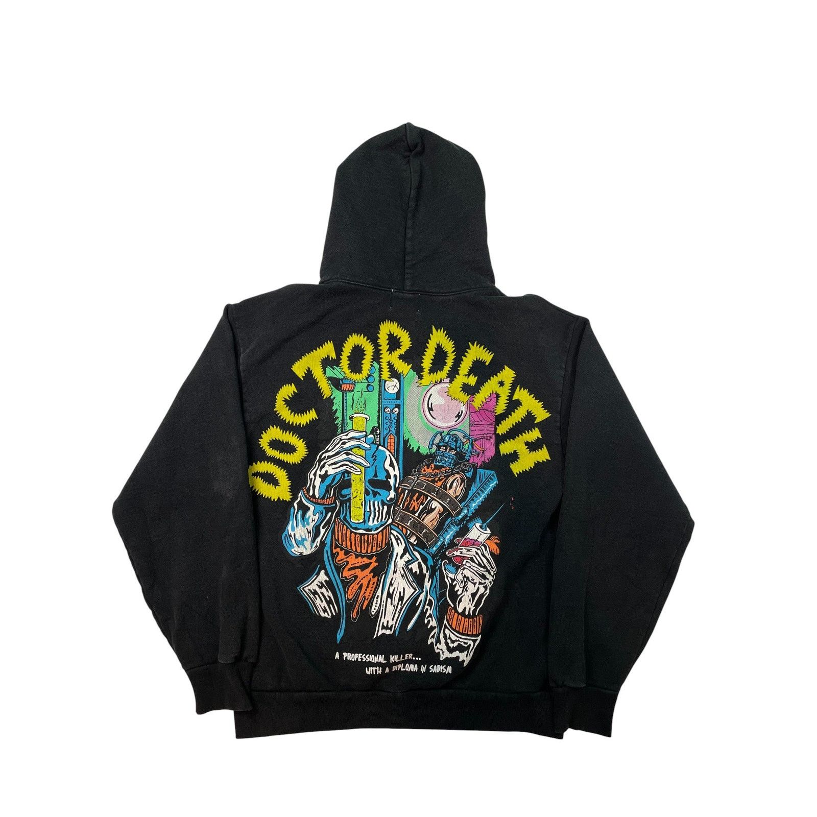 Warren Lotas Warren Lotas Doctor Death Black Multi Hoodie Size US M / EU 48-50 / 2 - 2 Thumbnail