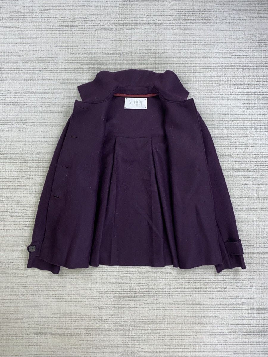 Harris Wharf London 🔥Harris Wharf London Purple Wool Coat Jacket Size S / US 4 / IT 40 - 6 Thumbnail
