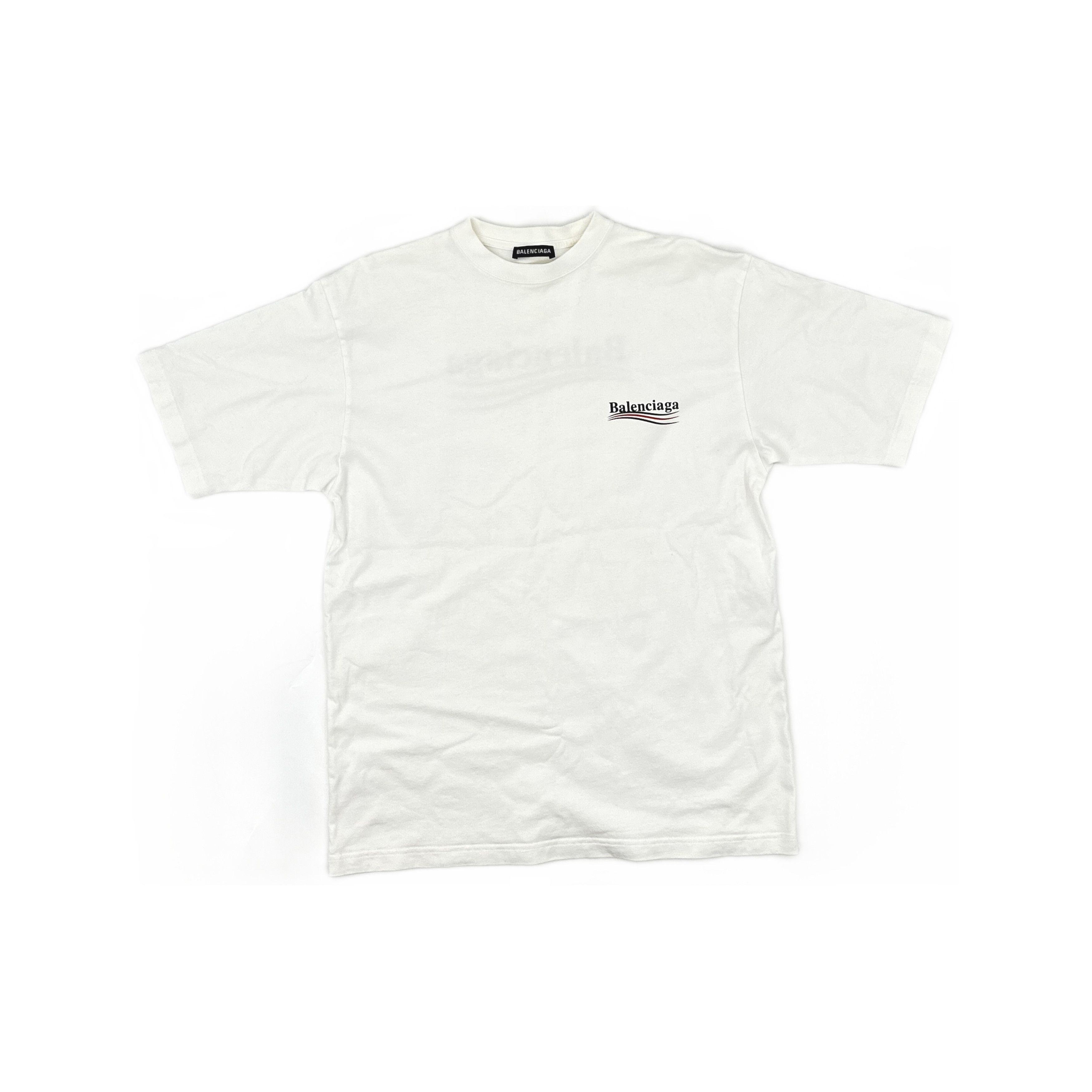 Balenciaga Balenciaga Political Campaign Logo T-Shirt Size XXS Size US XXS / EU 40 - 1 Thumbnail