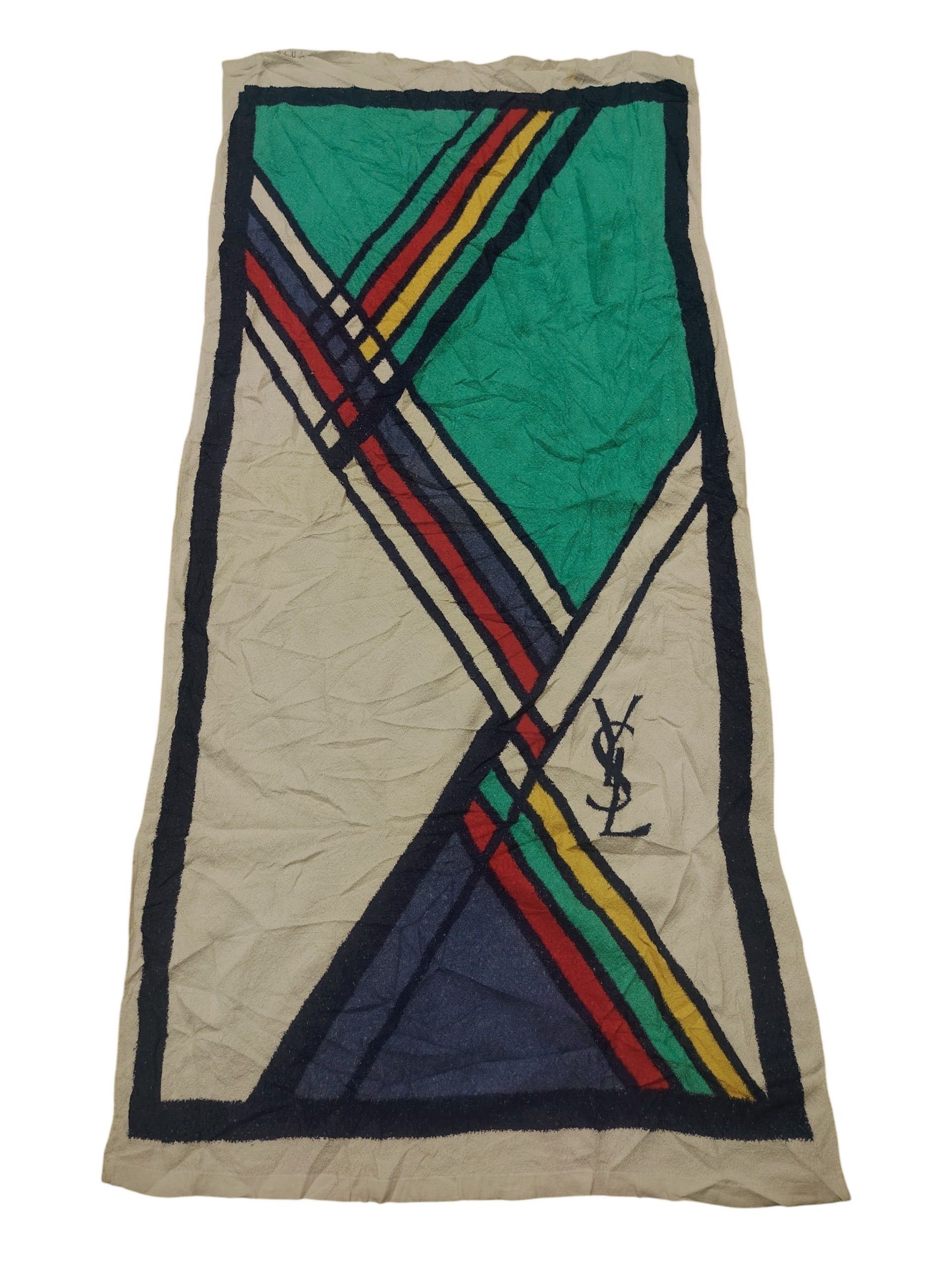 Yves Saint Laurent Vtg Japan YSL YvesSaintLaurent Towel Multicolour Size ONE SIZE - 1 Thumbnail