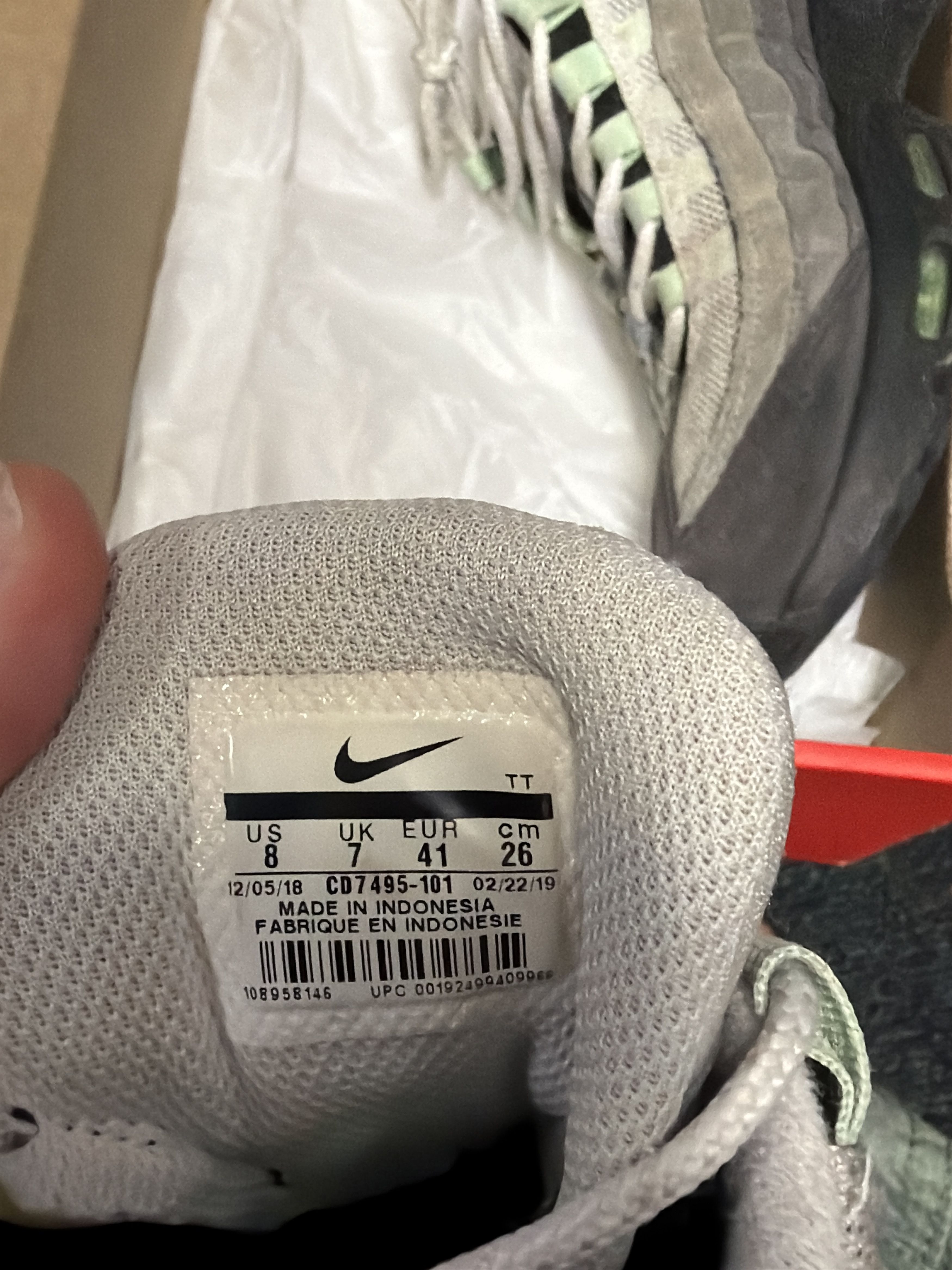 Nike Nike Air Max 95 OG Fresh Mint - Size US 8 / EU 41 / UK 7 Size US 7 / EU 40 - 7 Thumbnail