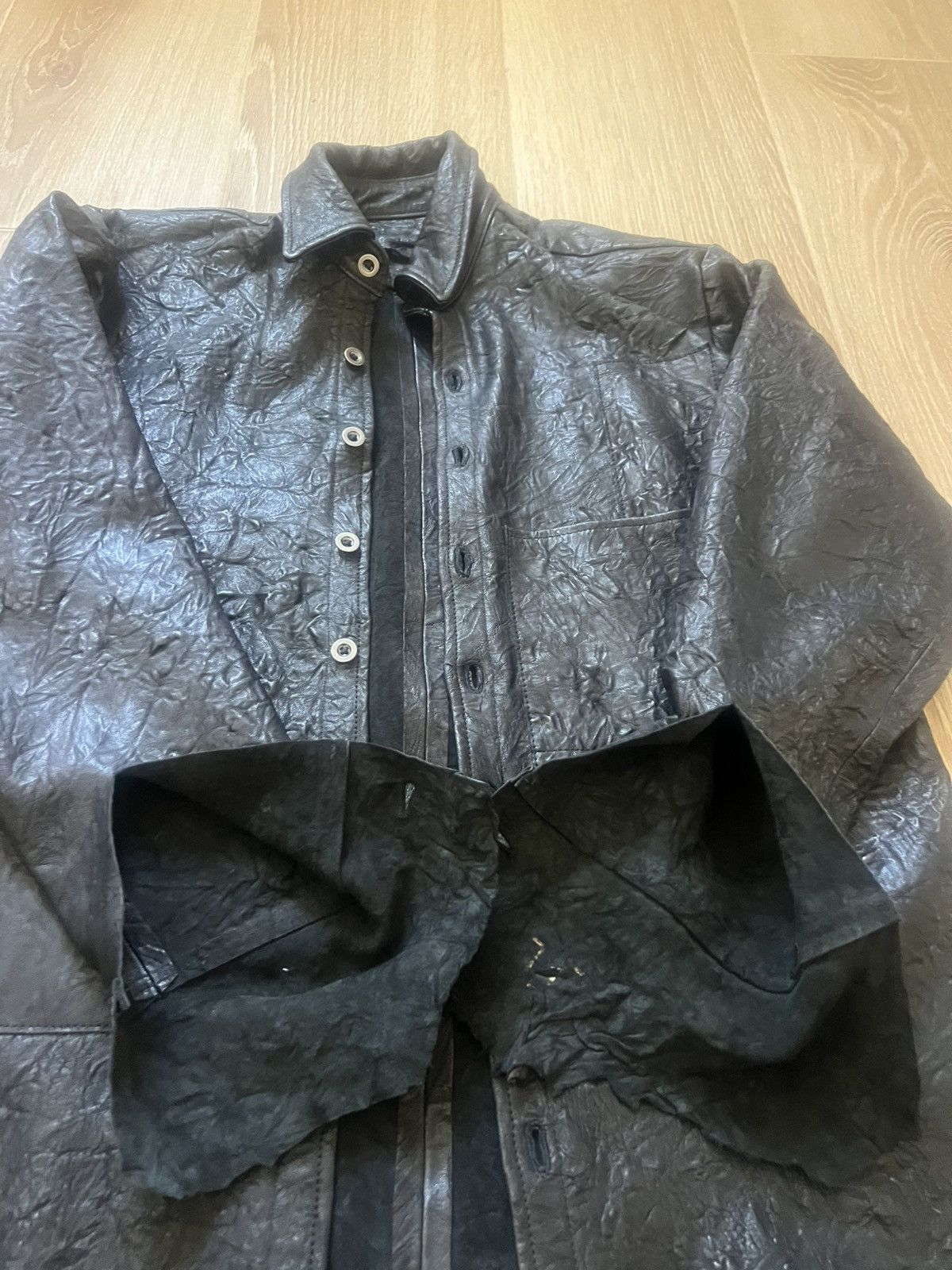 K-Two Studios K-Two Studios Leather Lambskin Overshirt Size US S / EU 44-46 / 1 - 8 Thumbnail