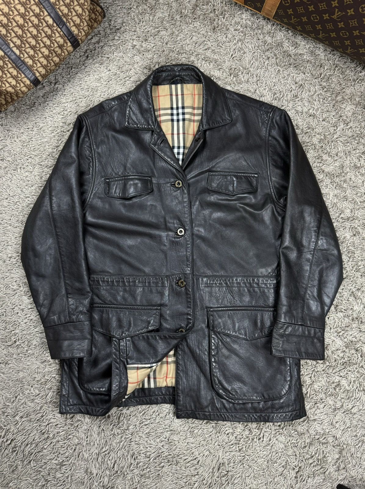 BURBERRY - バーバリーズ 90s オールド ジップジャケット カーキ