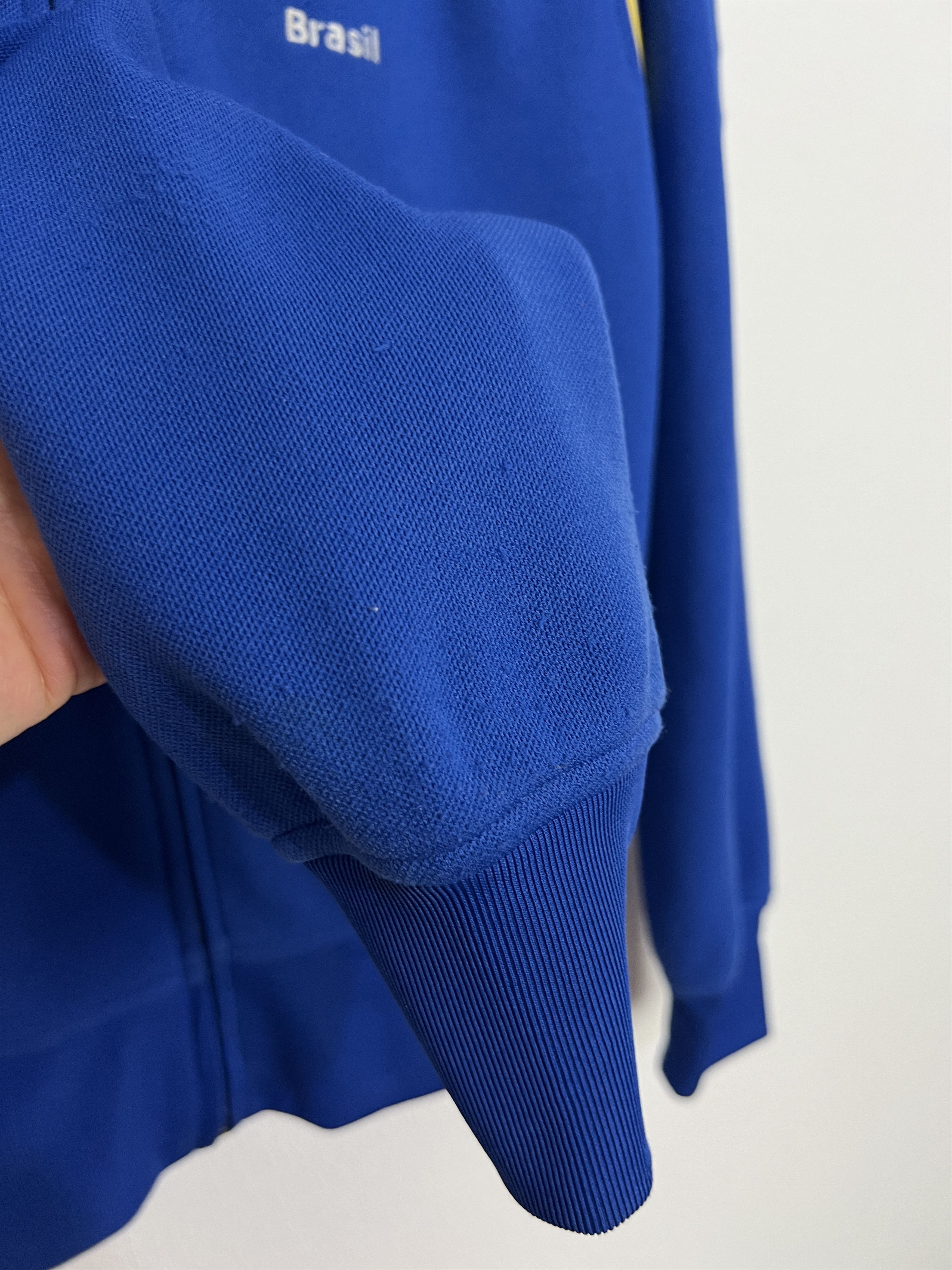 Nike Vintage Nike Brazil Football Blue Jacket Soccer Track Top Size US S / EU 44-46 / 1 - 8 Thumbnail