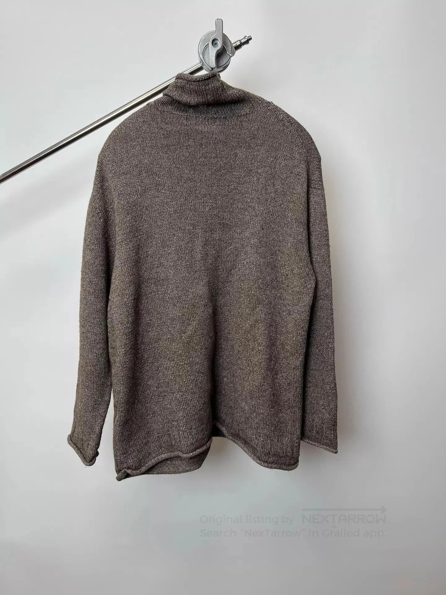 Yohji Yamamoto Multi Turtleneck Sweater with Front Pockets. Size US L / EU 52-54 / 3 - 6 Thumbnail