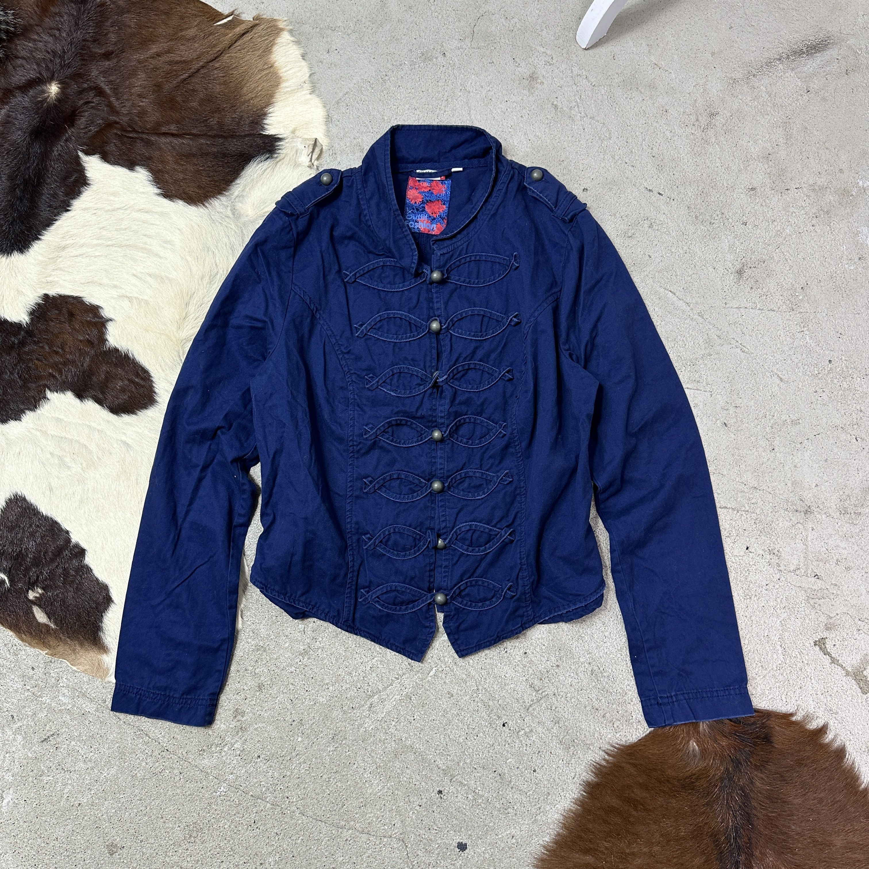 Vintage Vintage Military Styled Napoleonic Button Up Jacket 00s Size L / US 10 / IT 46 - 2 Thumbnail