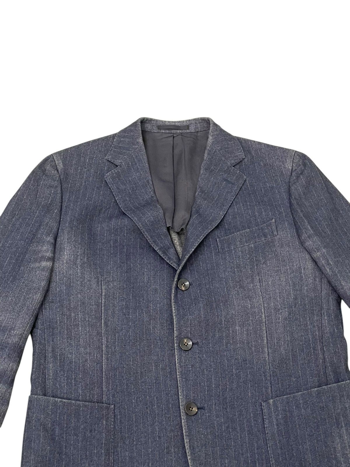 Boglioli Chore Jacket Boglioli Italy Wool Faded Striped 6🟩7 Size US M / EU 48-50 / 2 - 14 Thumbnail