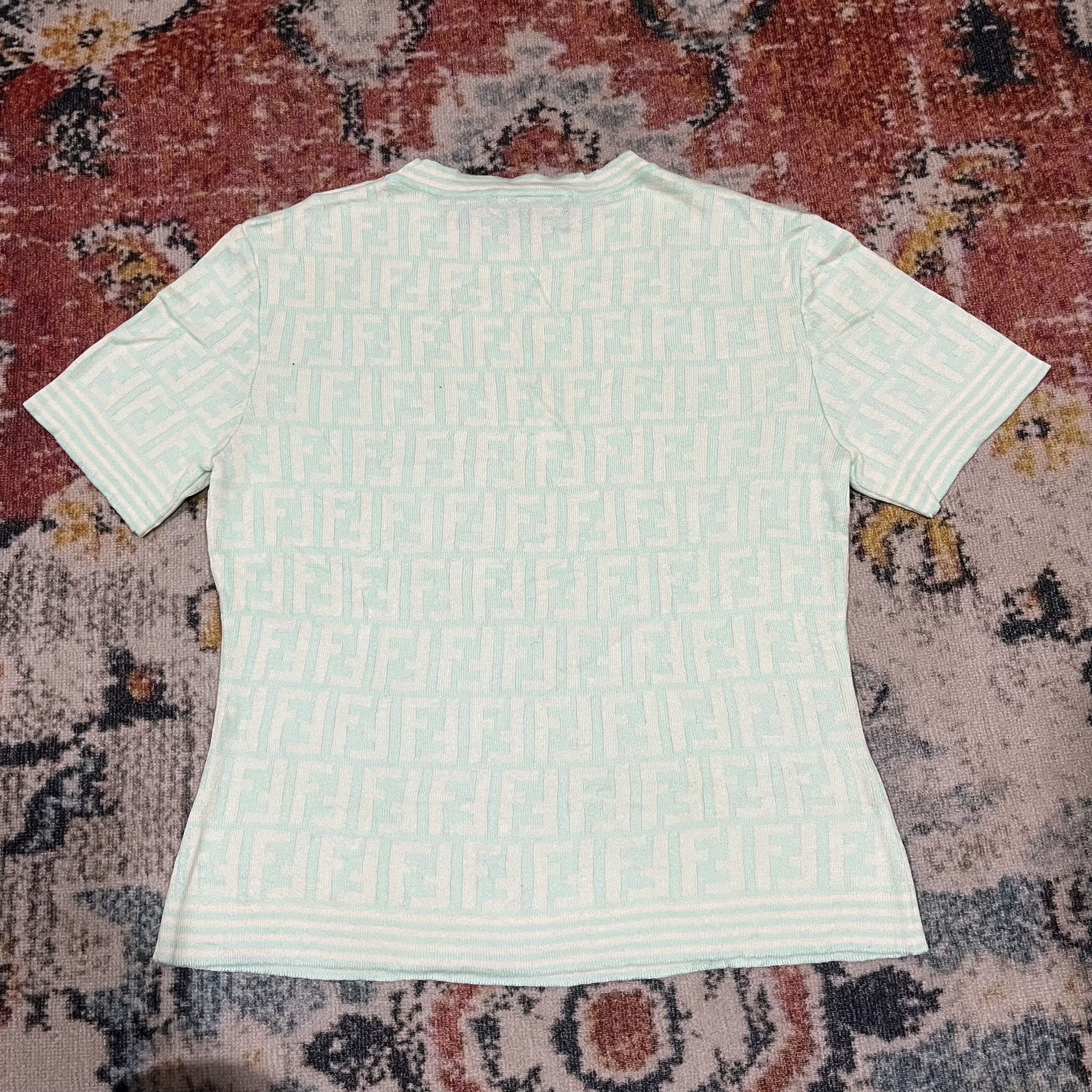 Fendi Vintage zucca tee Size M / US 6-8 / IT 42-44 - 9 Thumbnail