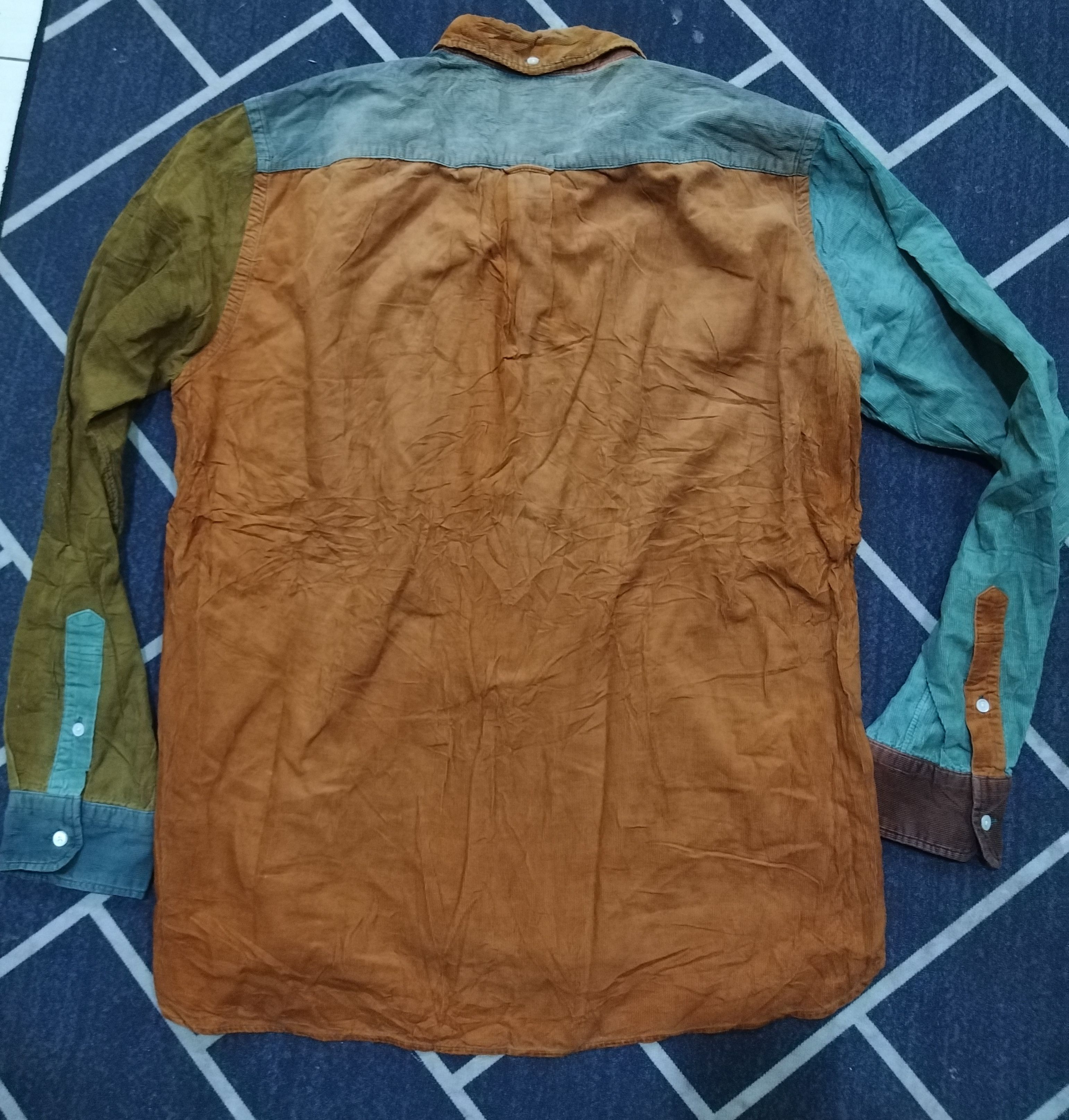 Beams Plus × Japanese Brand Beams panel corduroy button up shirt Size US L / EU 52-54 / 3 - 2 Thumbnail