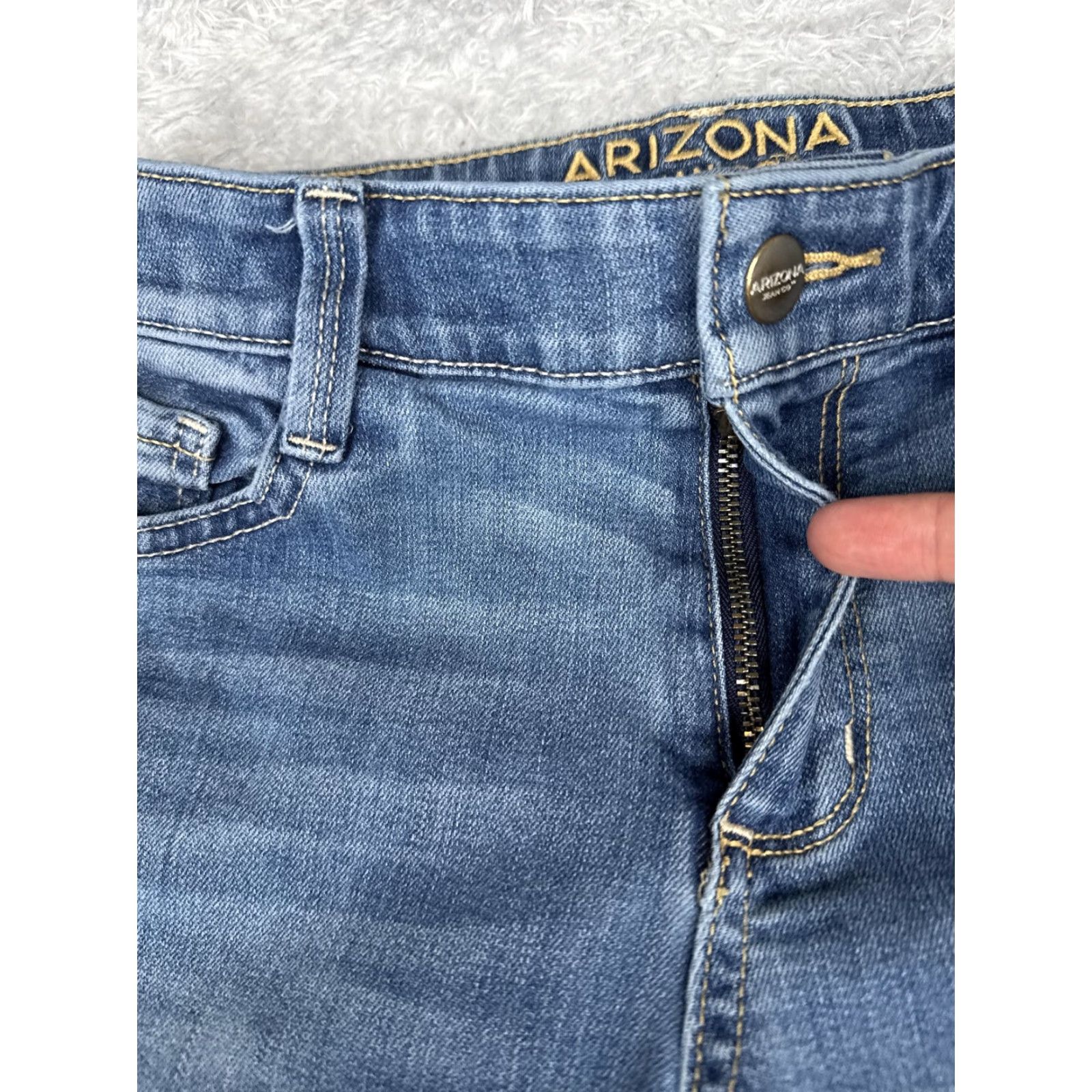Vintage Arizona Jean Co Bootcut Jeans Womens 26x32 Blue Med Wash Mid Rise Denim Cotton Bootcut Jeans Womens 26x32 Blue Medium Wash 90s Mens? Size 26" / US 2 / IT 38 - 5 Thumbnail