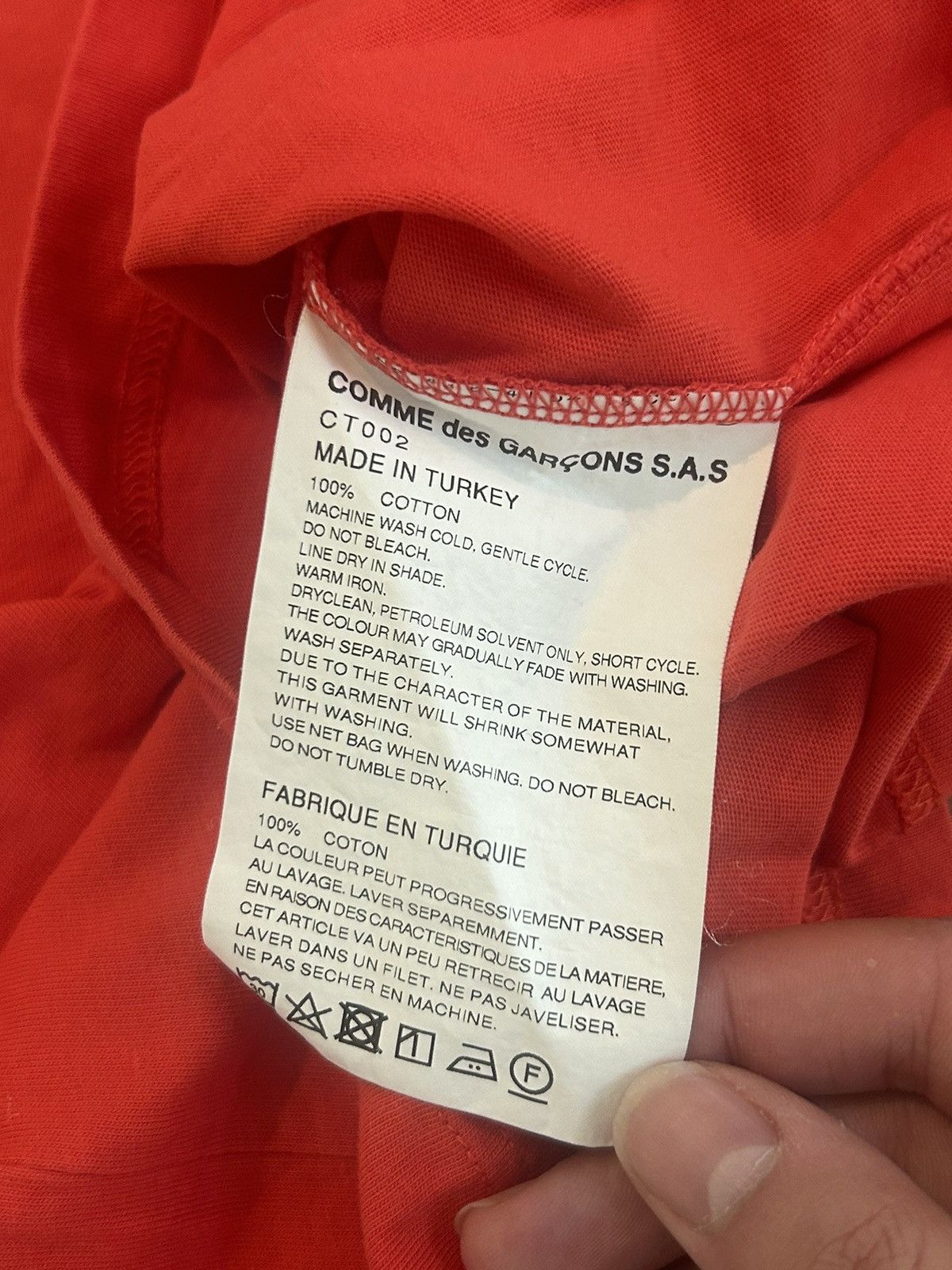 Comme des Garcons Neon Tight Fit tee Size US XS / EU 42 / 0 - 5 Thumbnail