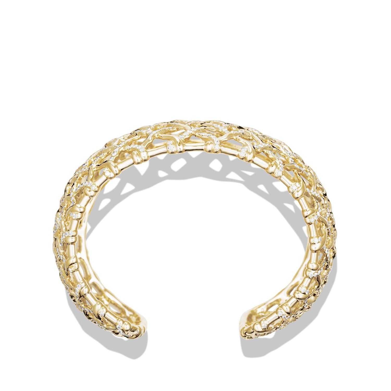 David Yurman o1w1db10325 Bracelet with Diamonds in Gold Size ONE SIZE - 2 Thumbnail