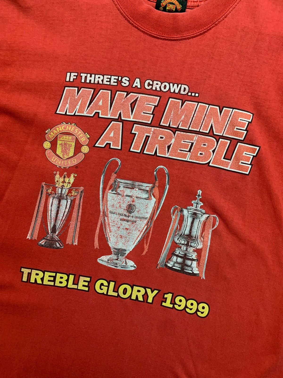 Vintage Vintage Manchester United tee rare vintage size L Size US L / EU 52-54 / 3 - 5 Thumbnail