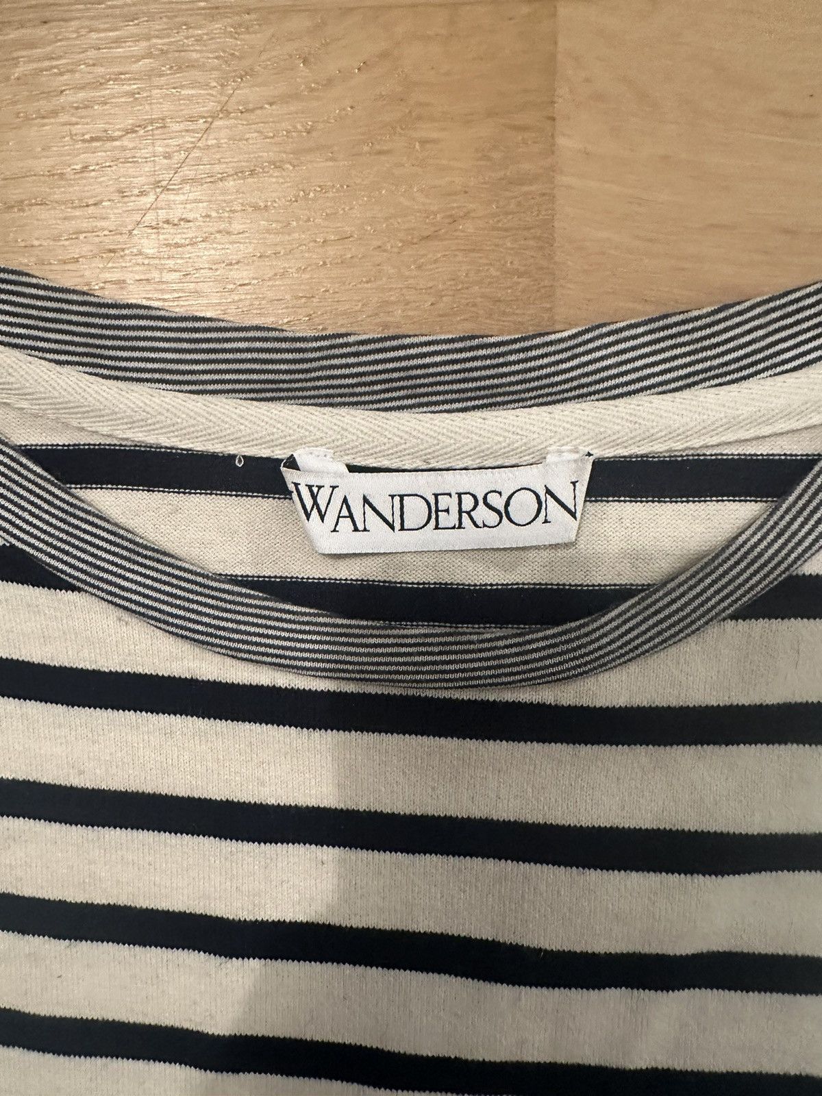 JW Anderson struped embroided JW Anderson Tee Size US L / EU 52-54 / 3 - 3 Thumbnail