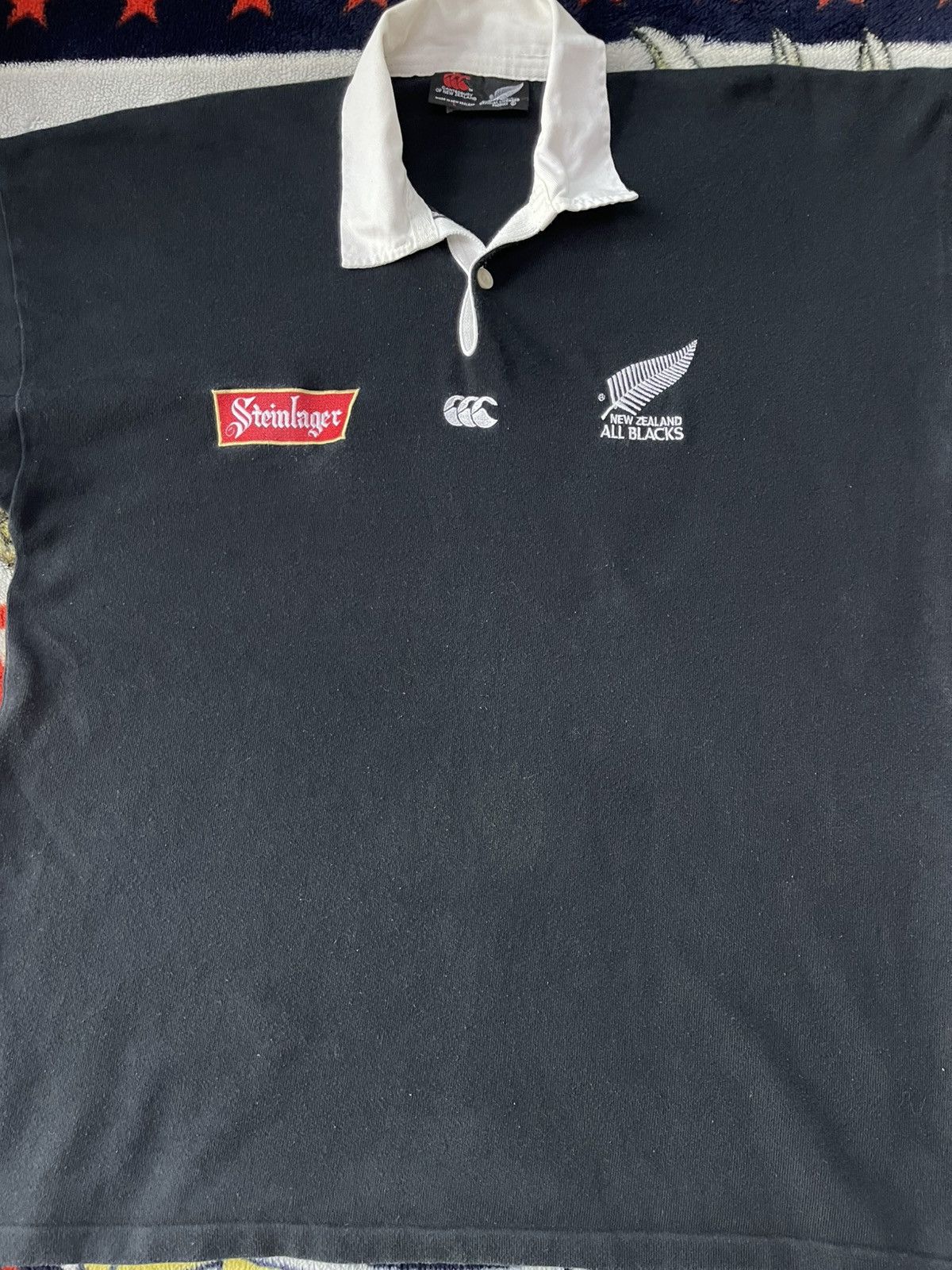 Canterbury of New Zealand 90's Canterbury New Zealand All Black Rugby Steinlager Size US L / EU 52-54 / 3 - 6 Thumbnail