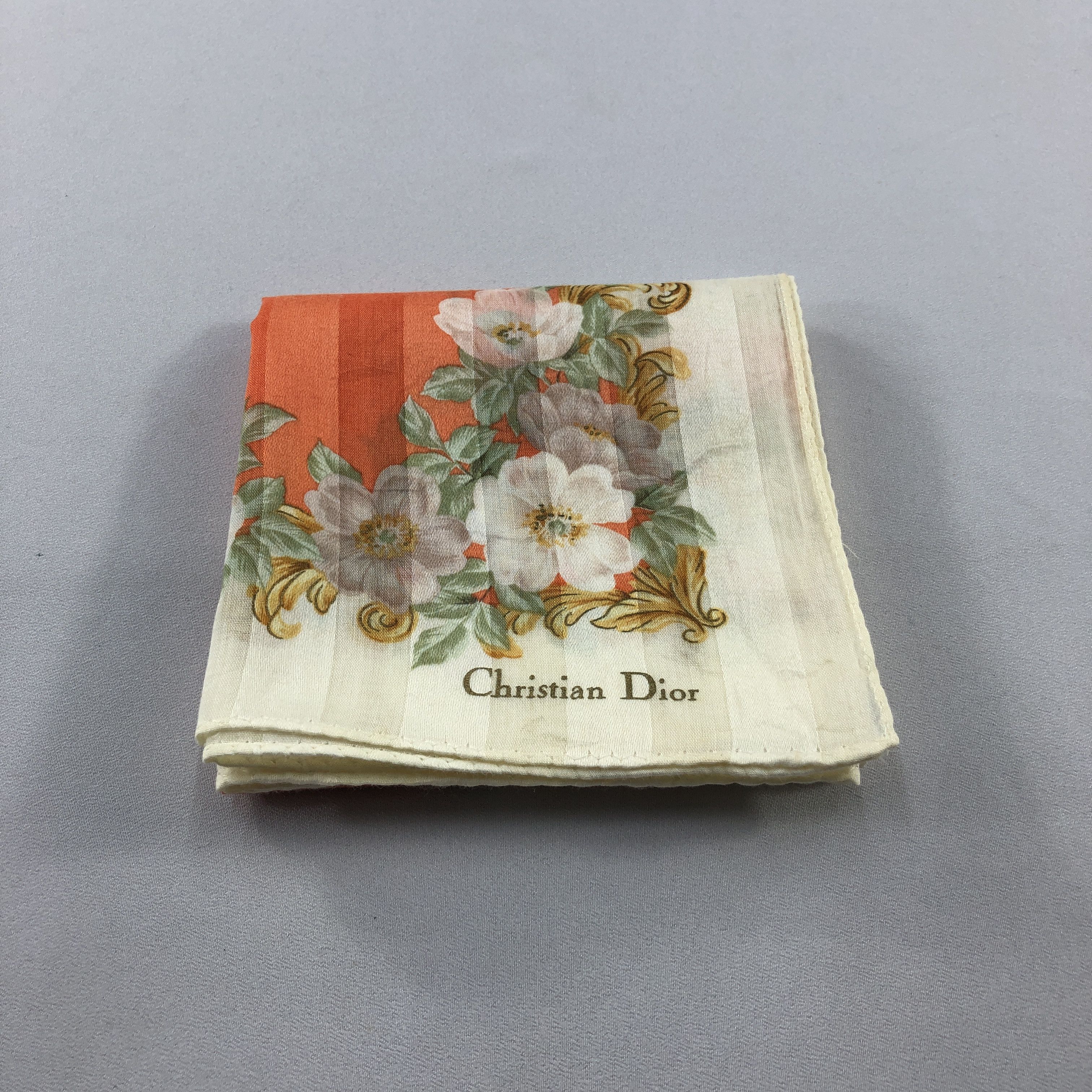 Christian Dior Monsieur Christian Dior Handkerchief Neckerchief Bandana H2908 Size ONE SIZE - 13 Thumbnail