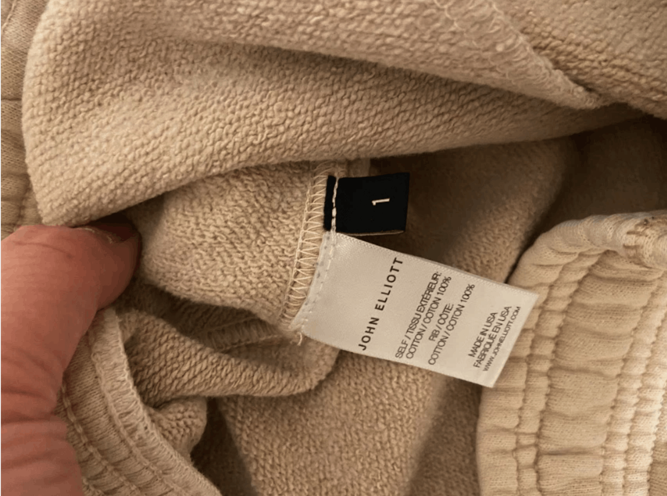 John Elliott JOHN ELLIOTT Cotton Loose Stitch Sweatpants Beige Size S Size US 30 / EU 46 - 3 Thumbnail