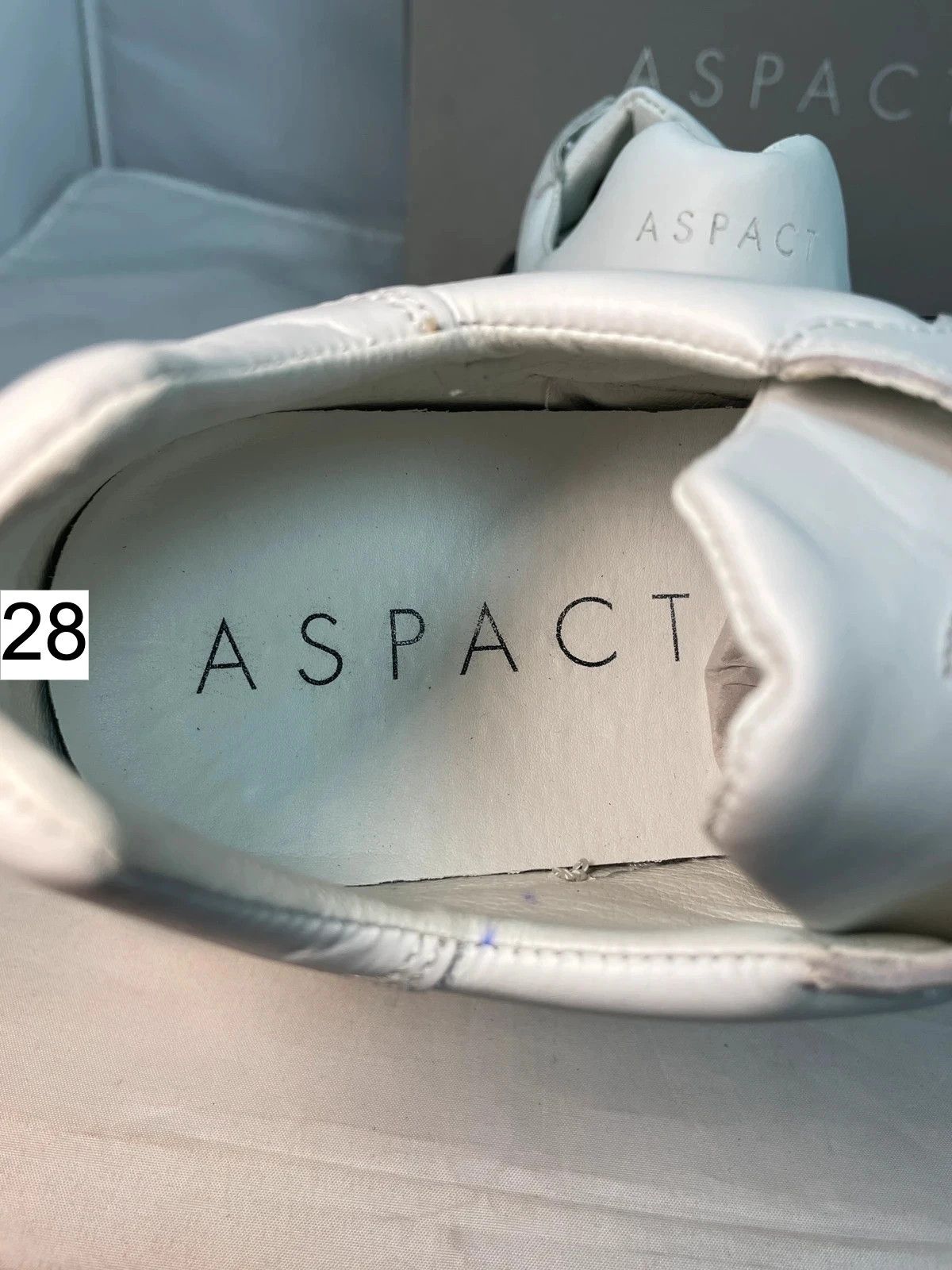 Another Aspect Aspact White Sneakers Size US 11.5 / EU 44-45 - 3 Thumbnail