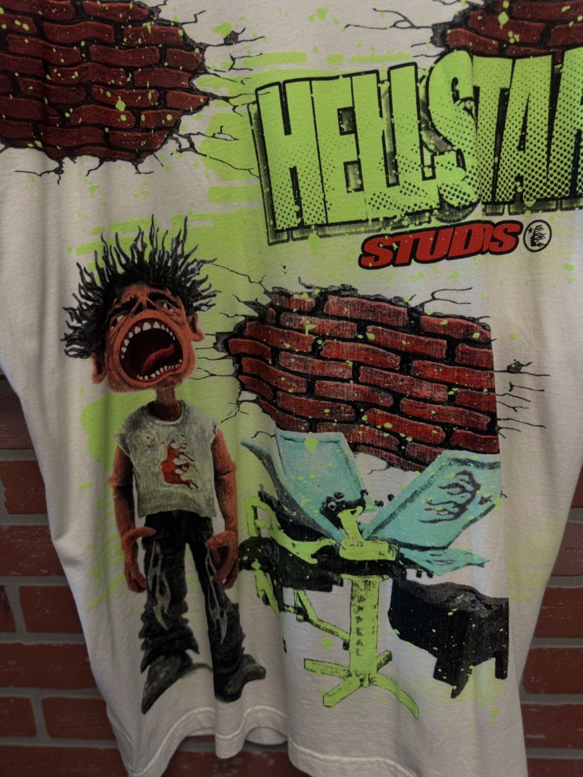 HELLSTAR Hellstar “Brick Wall” Tee Shirt Size XXL (NEW) Size US XXL / EU 58 / 5 - 4 Thumbnail