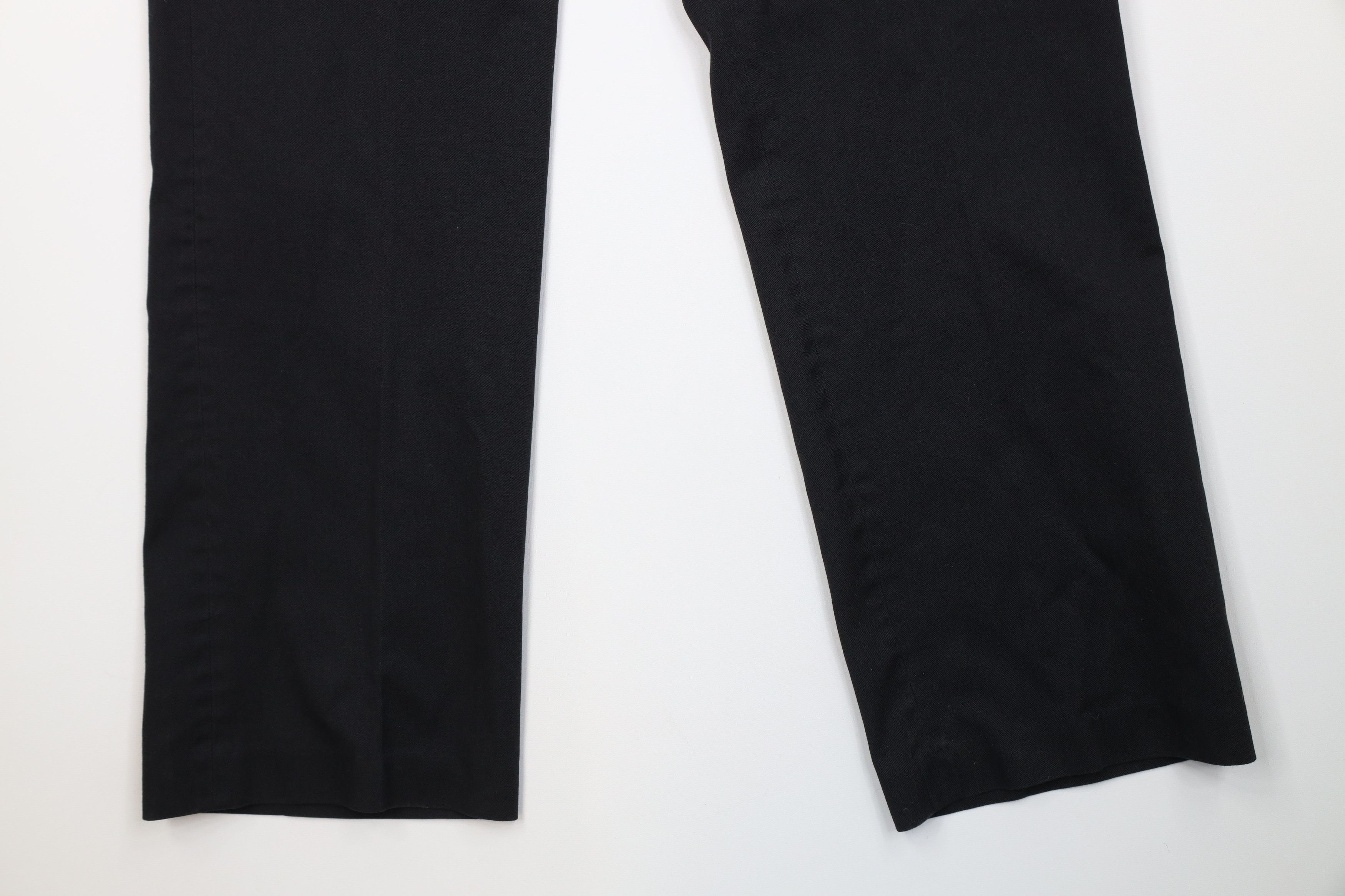 Vintage Vintage 70s Streetwear Flared Wide Leg Chino Pants Black USA Size US 36 / EU 52 - 4 Thumbnail
