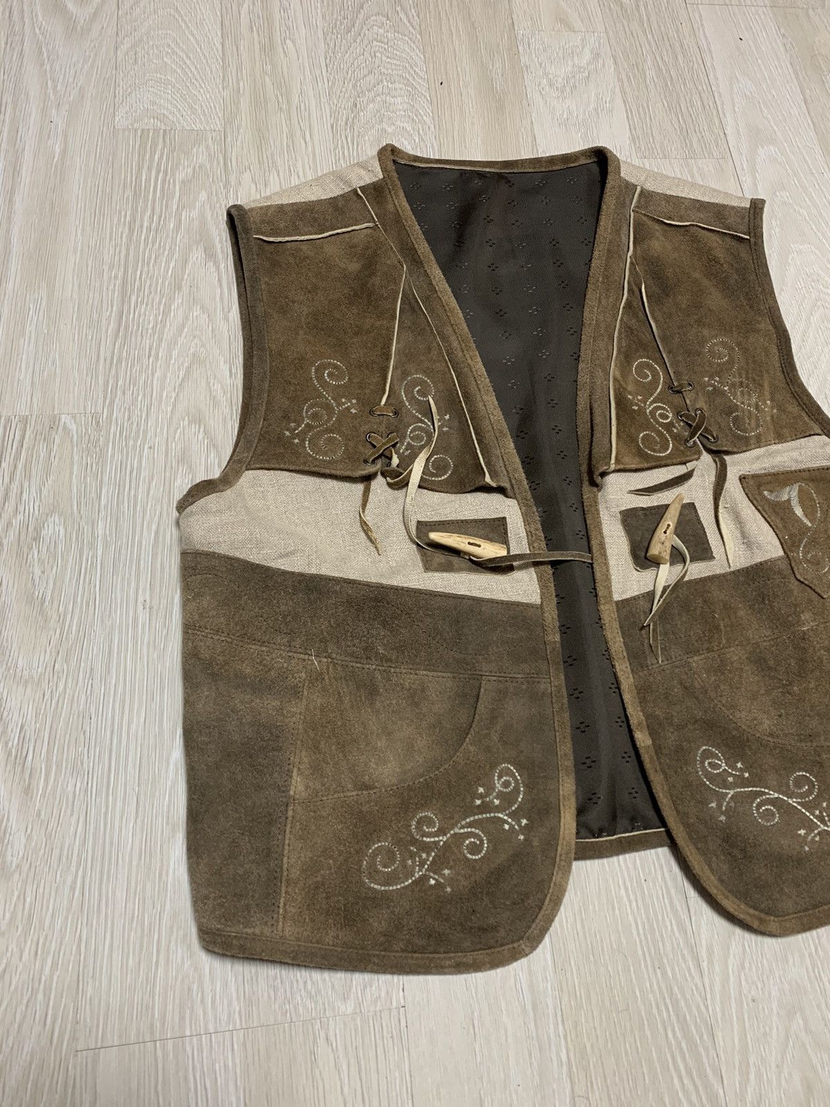 20471120 × Vintage Vintage vest Size US L / EU 52-54 / 3 - 2 Thumbnail