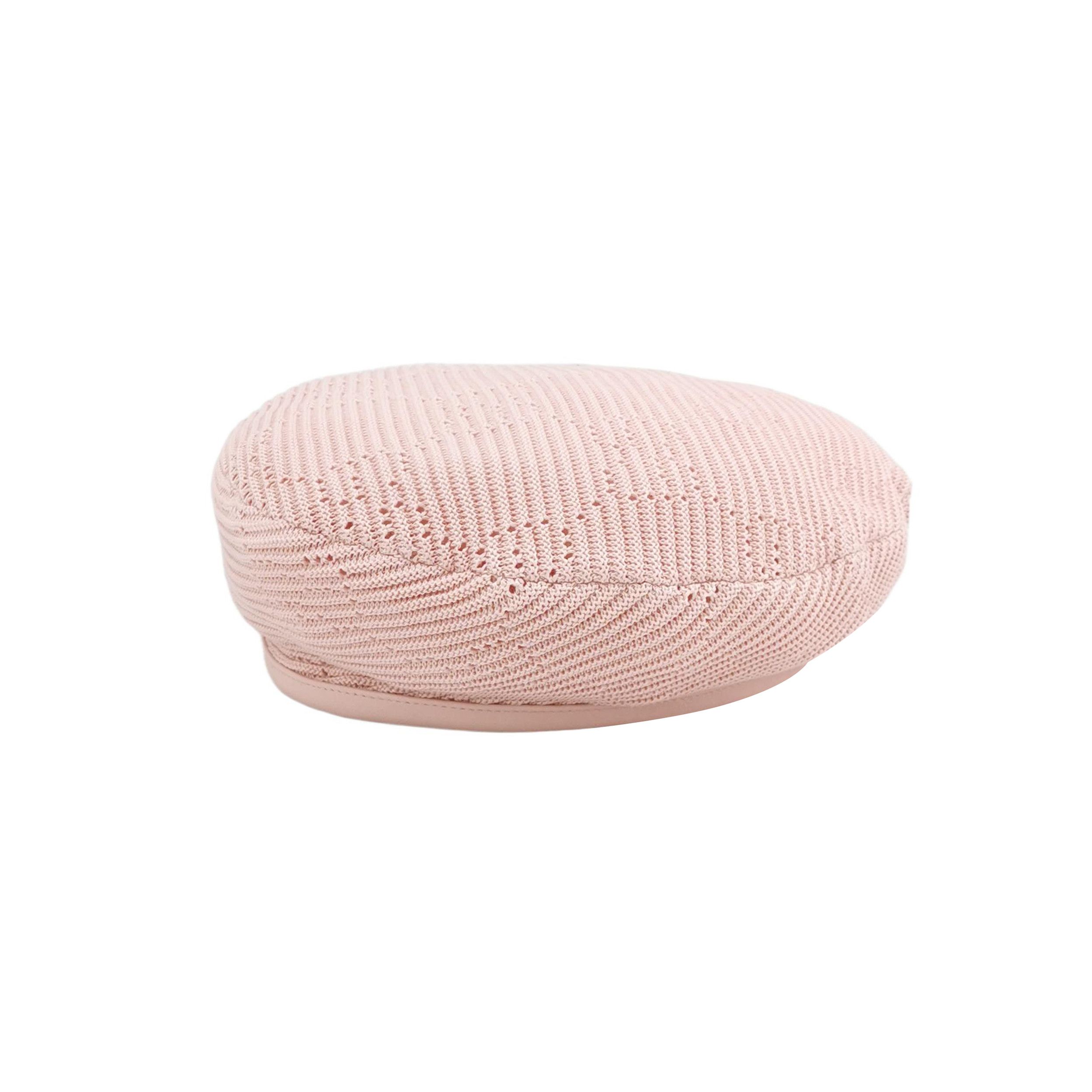 Gucci Gucci Pink Knit Bow Beret One Size Size ONE SIZE - 1 Thumbnail