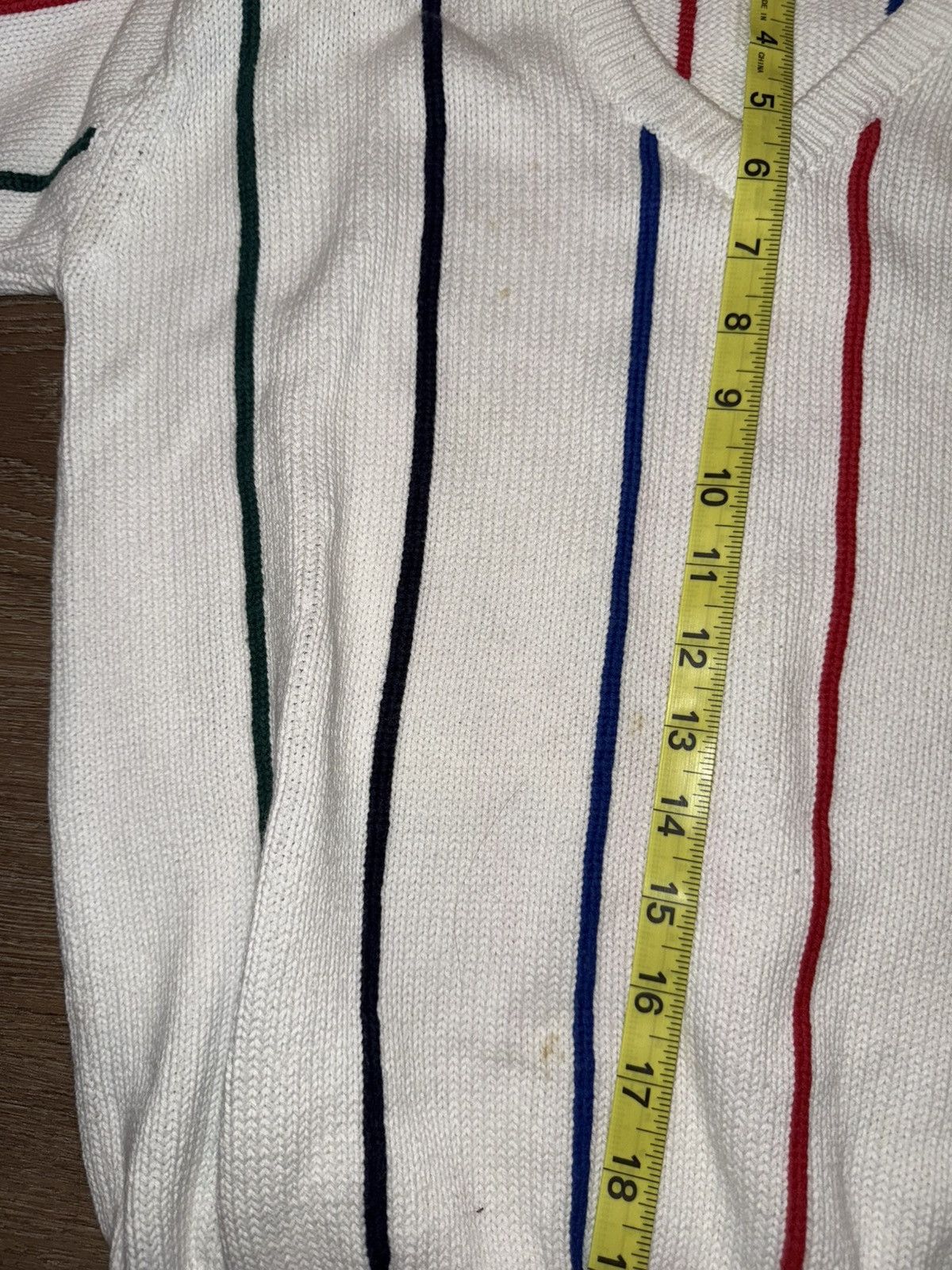 Vintage ***FINAL DROP***RARE 80s PINSTRIPE PULLOVER SWEATER XS Size US XS / EU 42 / 0 - 5 Thumbnail