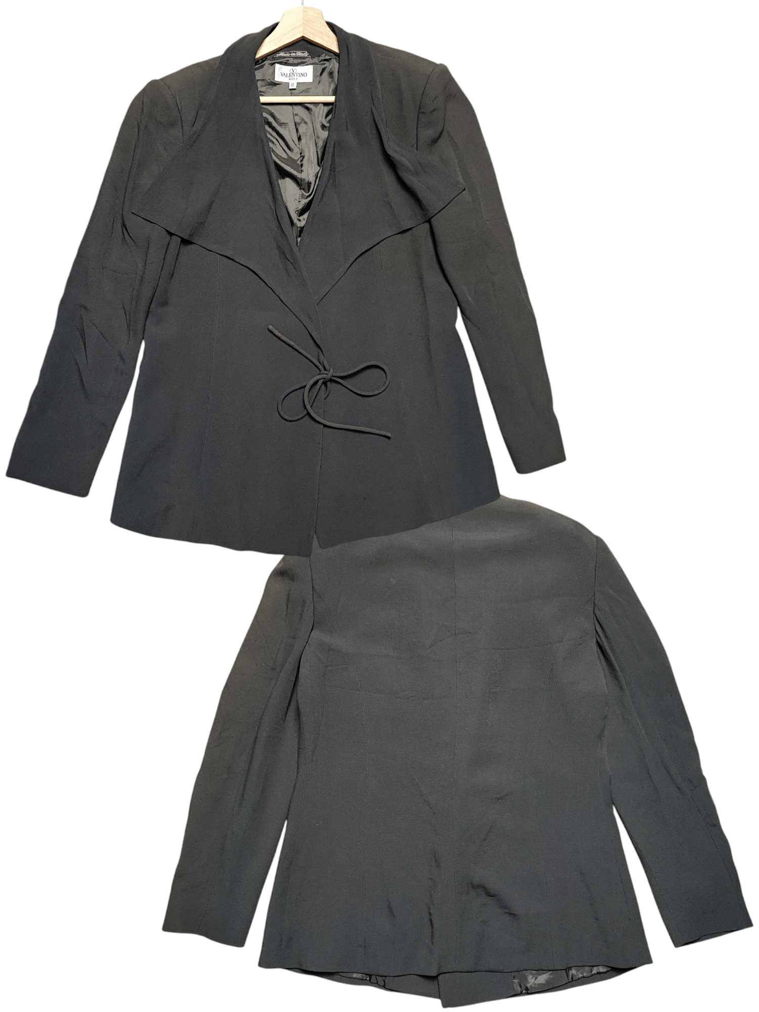 Giovanni Valentino × Valentino × Vintage Vintage Valentino Miss V Velvet Blazer Suit Size 48R - 1 Thumbnail