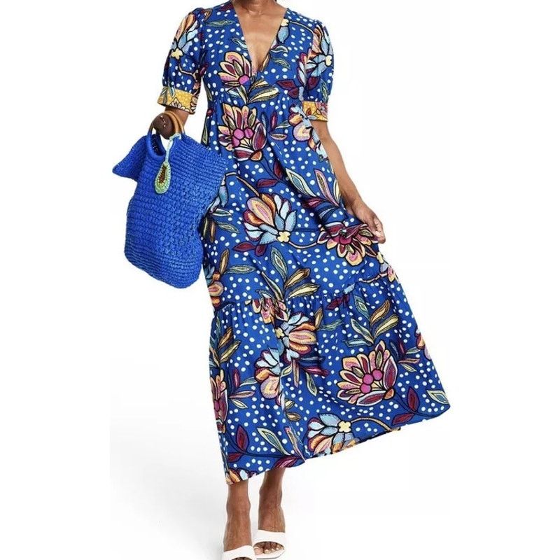 Tabitha Dress Multi Dot main image 0