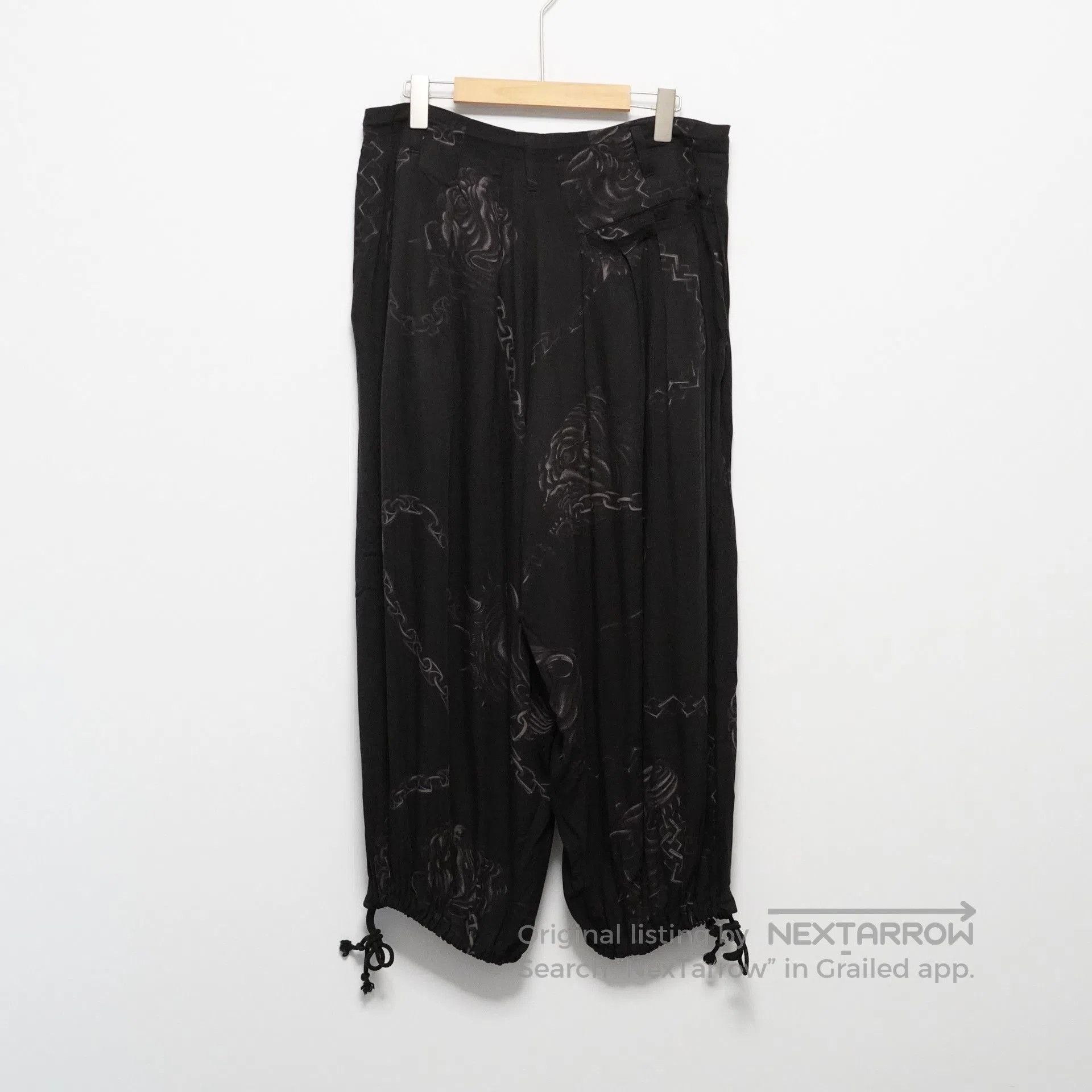 Yohji Yamamoto Yohji Yamamoto 2019AW 24 Pleat Rayon Pants. Size US 28 / EU 44 - 2 Thumbnail