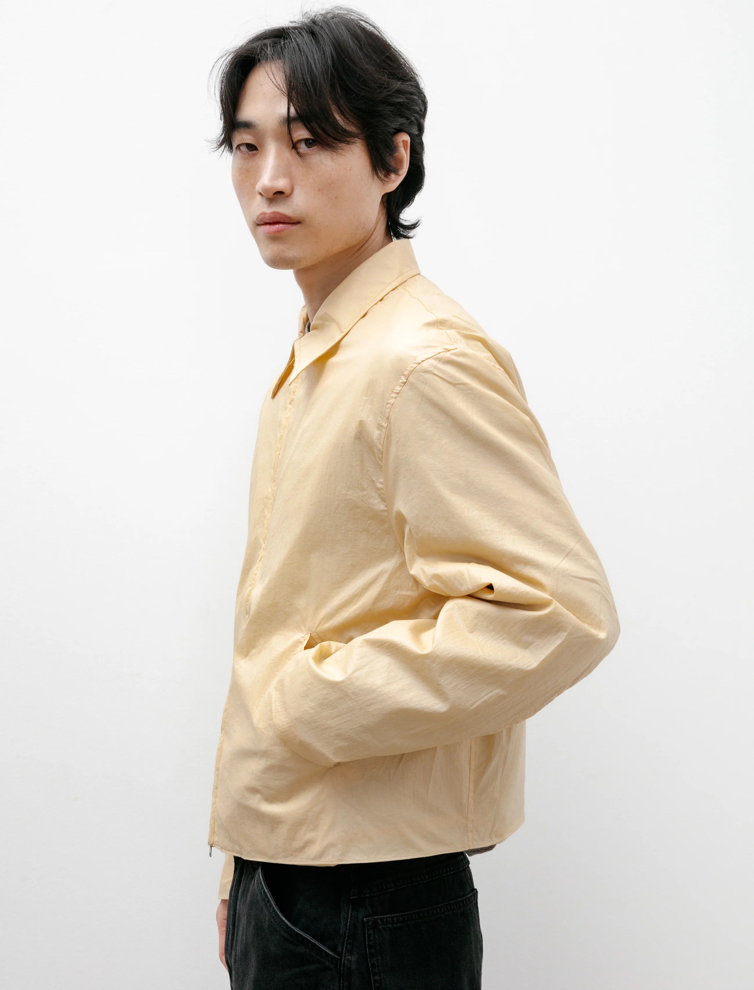 Our Legacy BNWT Mini Jacket Cream Rubberized Nylon Size US L / EU 52-54 / 3 - 4 Thumbnail
