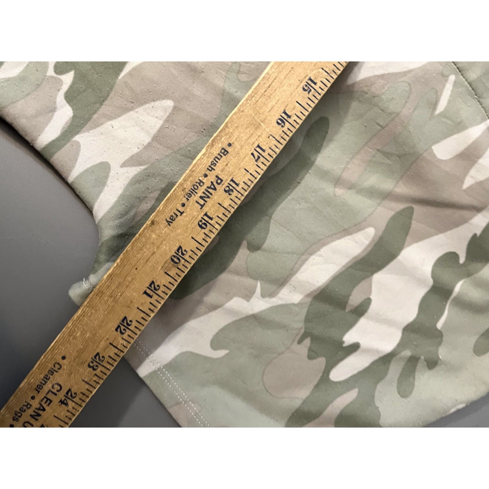 Vintage PHILOSOPHY Green Camo Modal Hooded Cap Sleeve Shirt Large Hoodie Womens Size L / US 10 / IT 46 - 5 Thumbnail