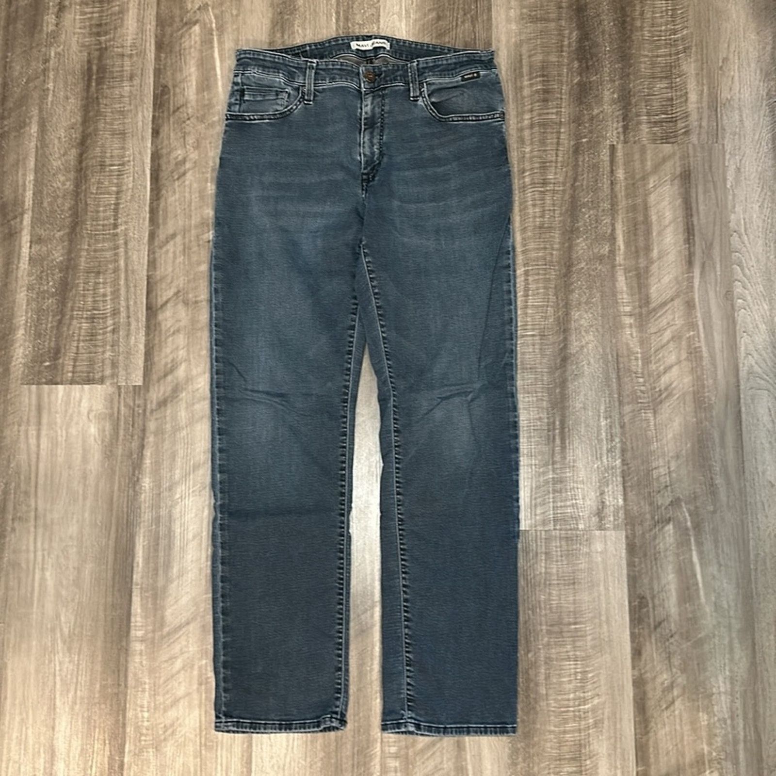 Mavi Mavi Zach Straight Leg Jeans - 33x32 Size US 33 - 2 Thumbnail