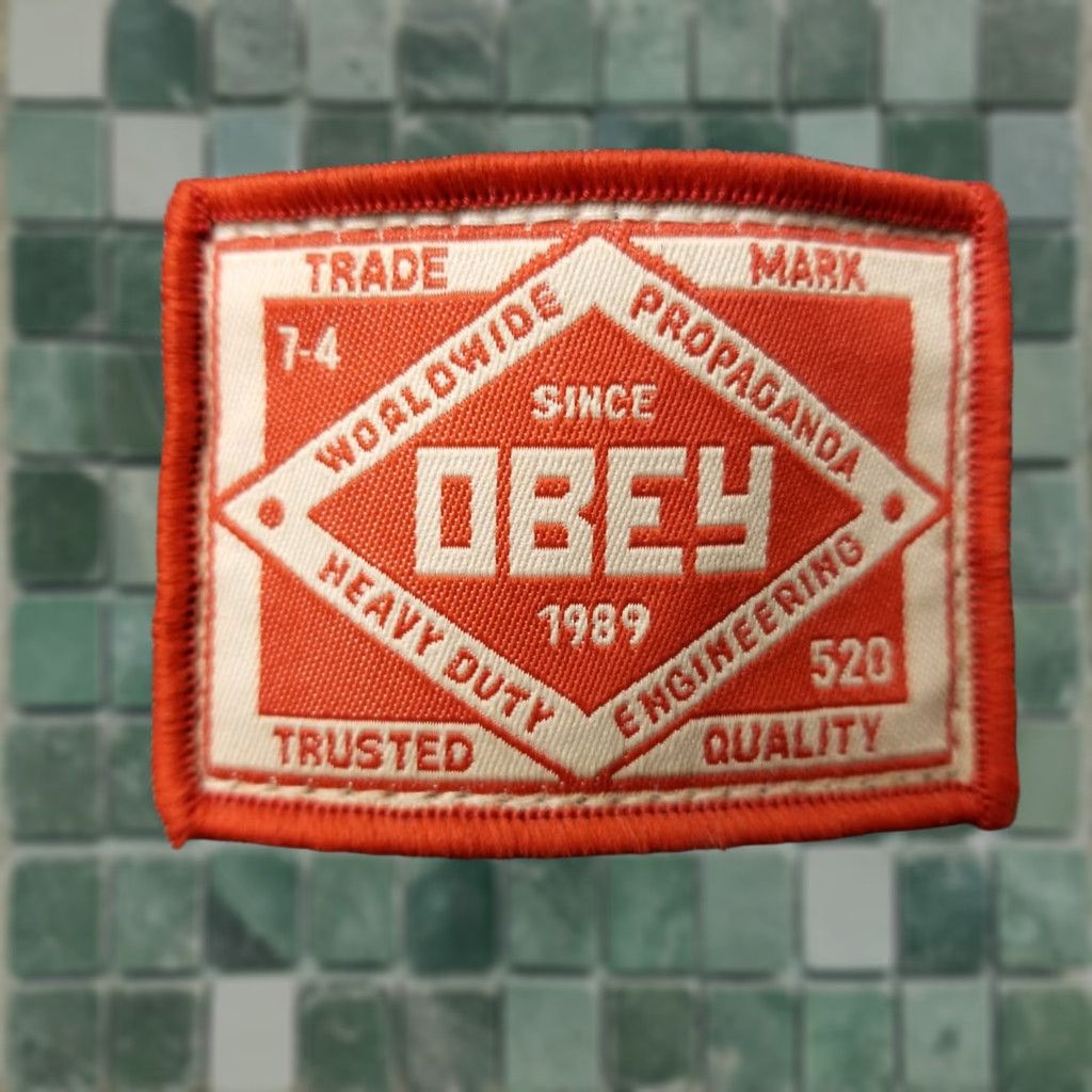 Obey VINTAGE OBEY SKATEBOARD TRUCKER HAT ONE SIZE Denim Blue Men Trucker Hat Hip Hop Style Size ONE SIZE - 1 Thumbnail