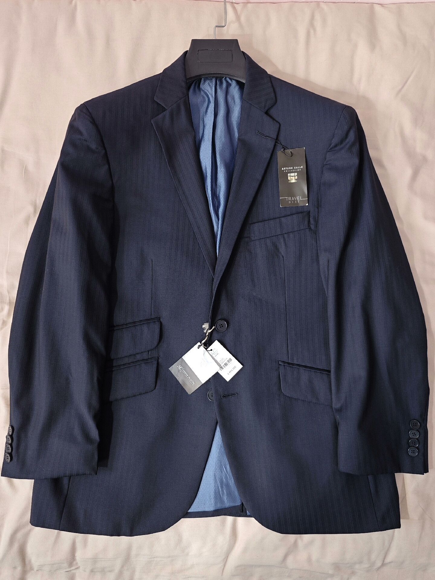 Japanese Brand Italian Wool Suit by Arturo Calle Size US M / EU 48-50 / 2 - 1 Thumbnail